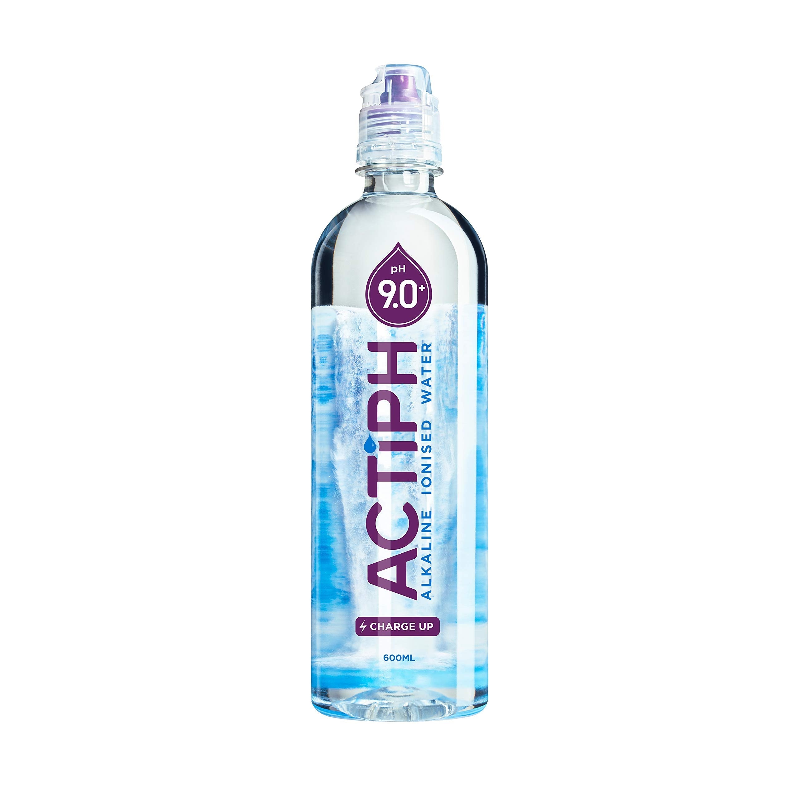 Actiph Alkaline Ionised Water - 12x600ml - Water