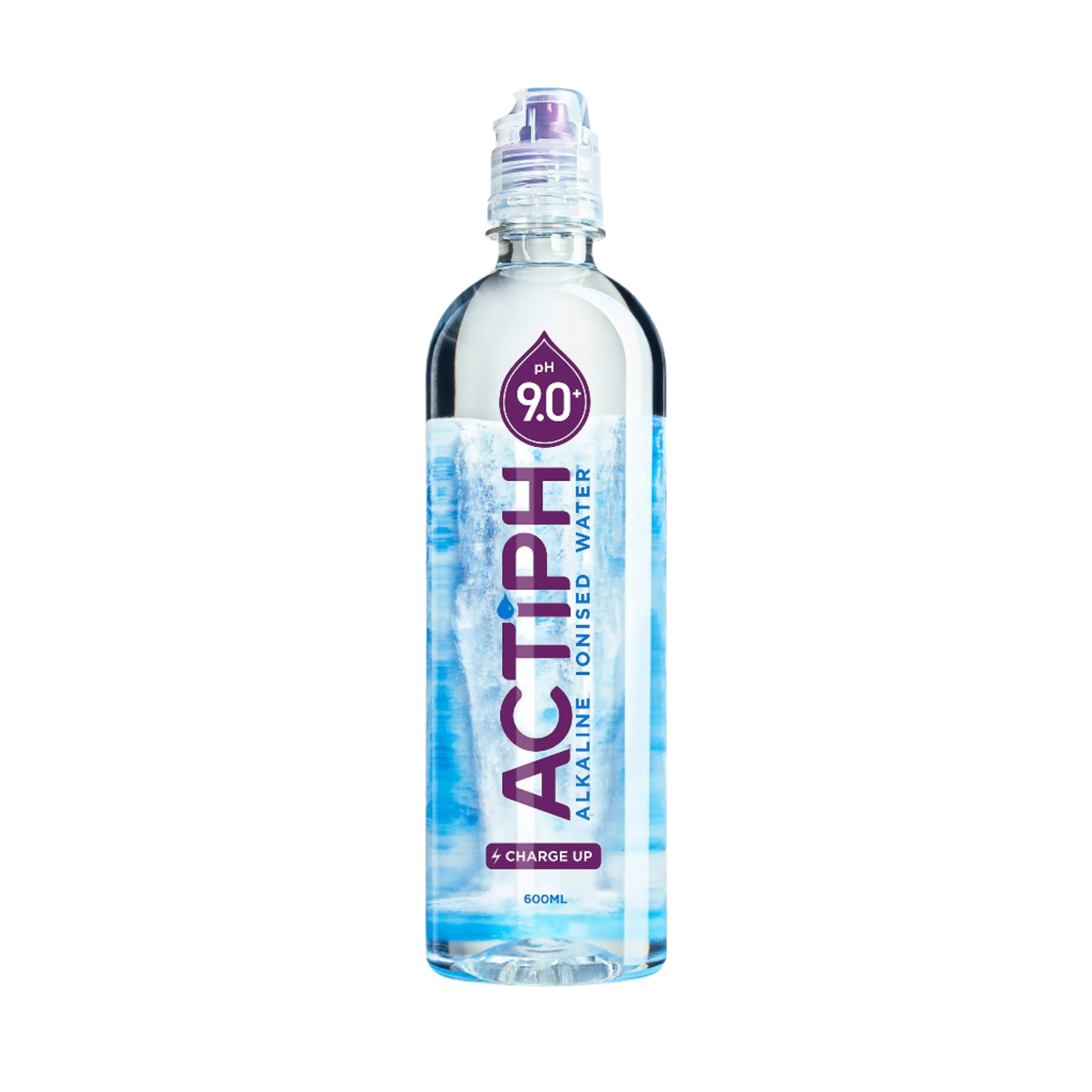 Actiph Alkaline Ionised Water - 12x600ml - Water
