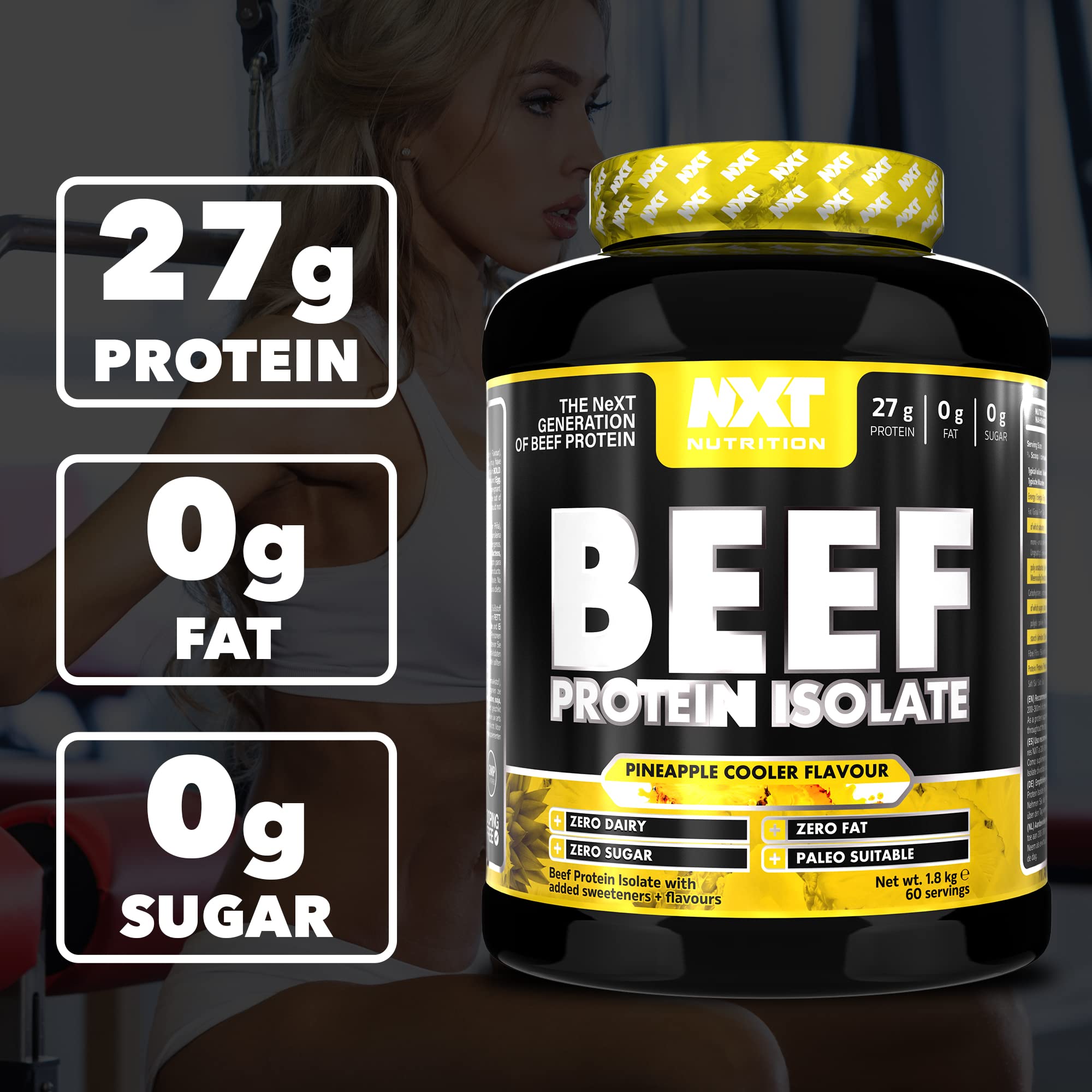NXT Nutrition Beef Protein Isolate 1.8kg