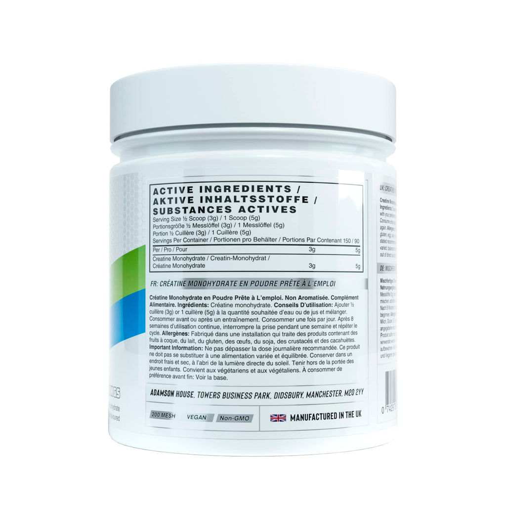 Naughty Boy Creatine Monydrate - 450g / Non Flavoured - Creatine Powder