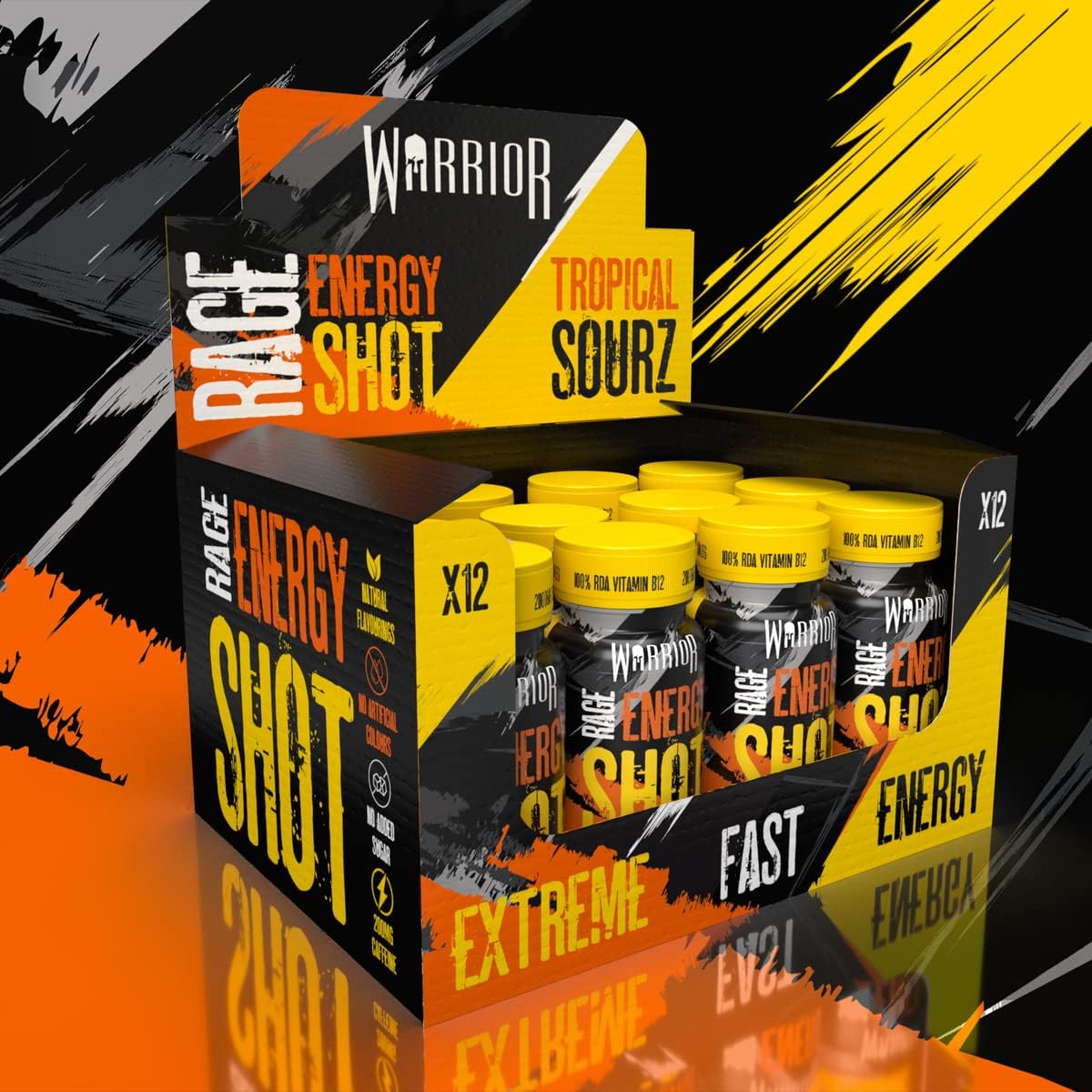 Warrior RAGE Energy Shots - Pre-Workout Shots