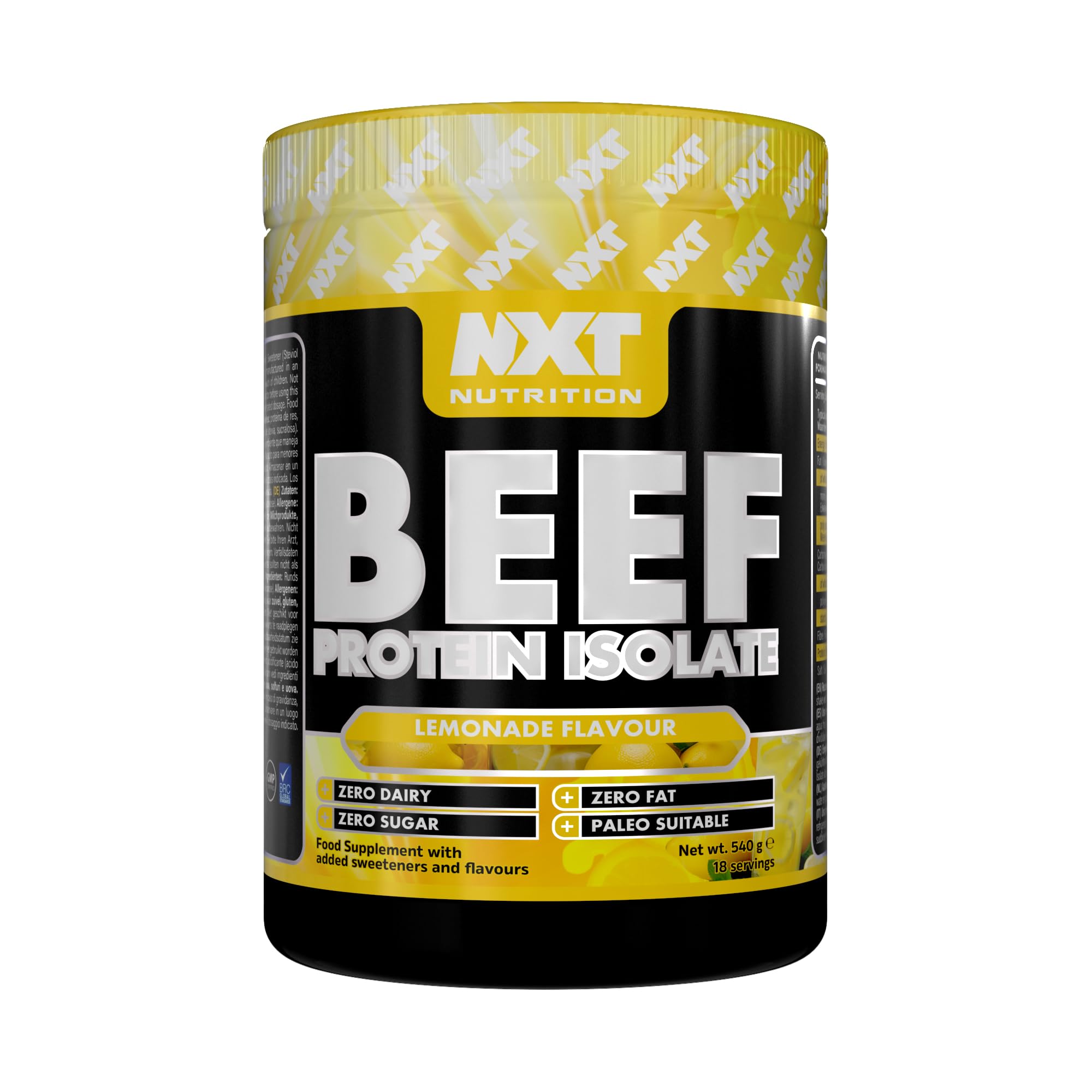 NXT Nutrition Beef Protein Isolate 540g