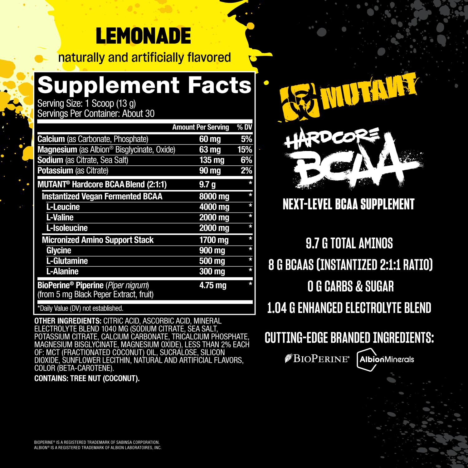 Mutant Hardcore BCAA 390g Watermelon