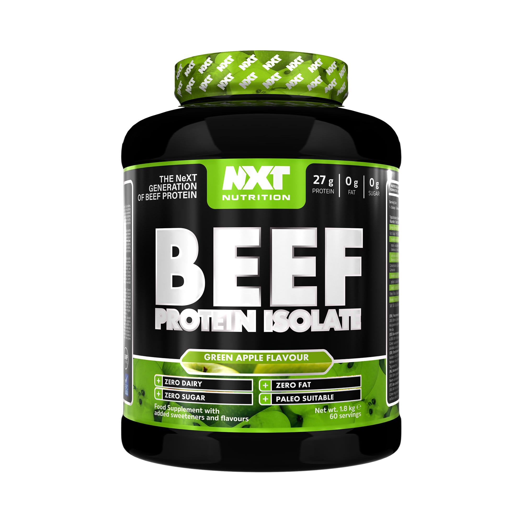 NXT Nutrition Beef Protein Isolate 1.8kg