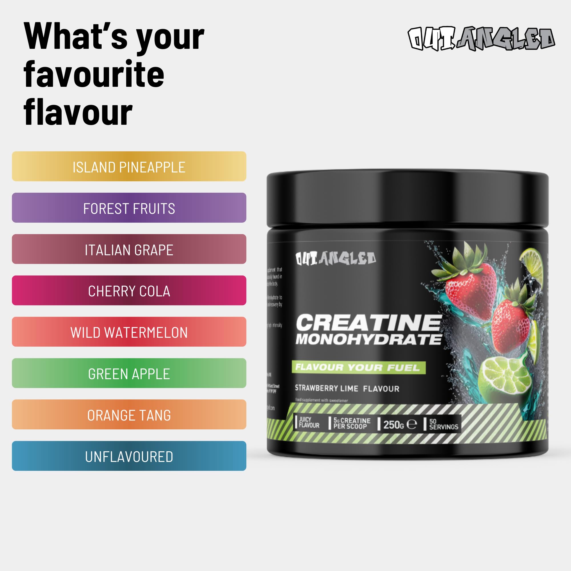Outangled Creatine Monohydrate - Creatine Powder