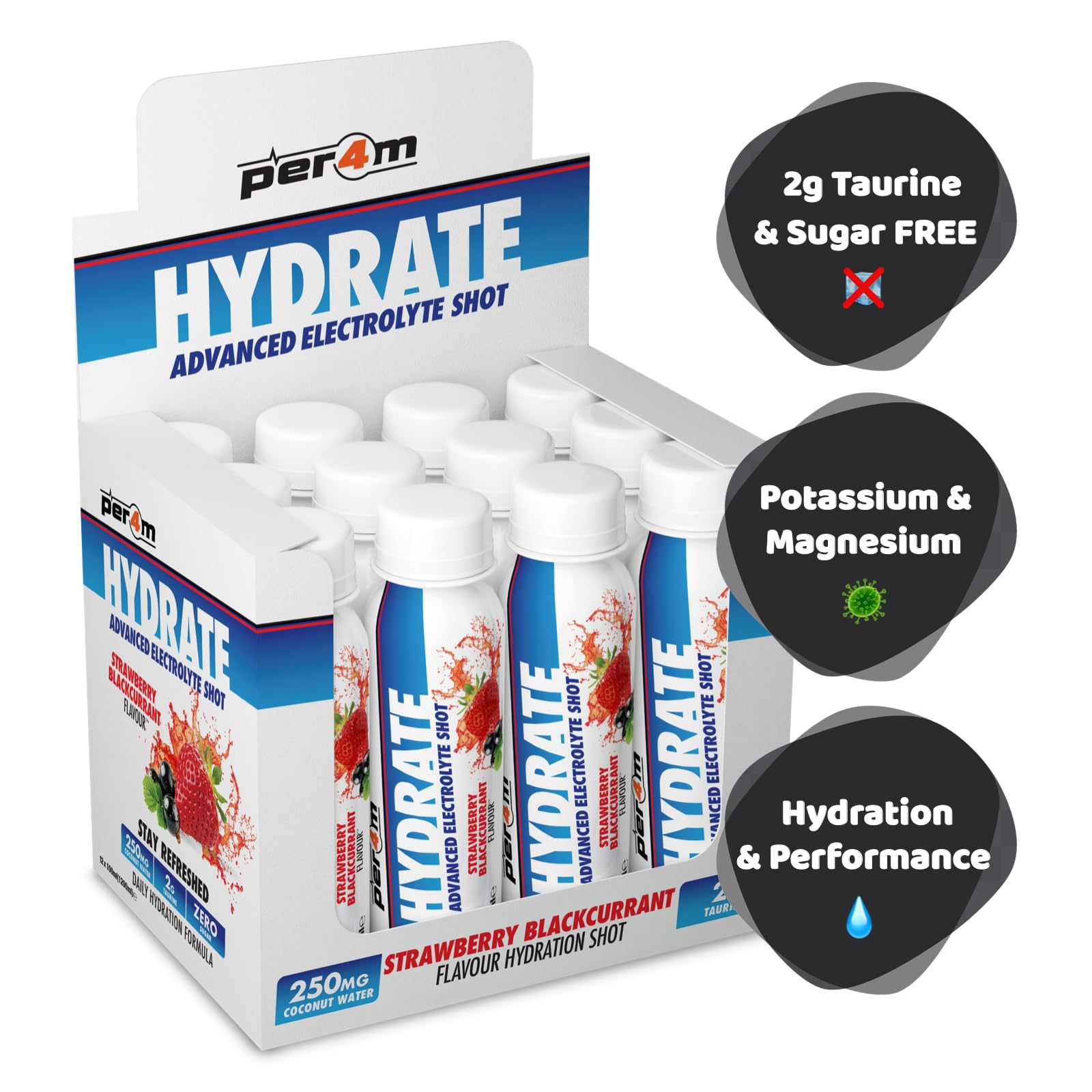 Per4m Hydrate Advanced Electrolyte Shot - Pre-Workout