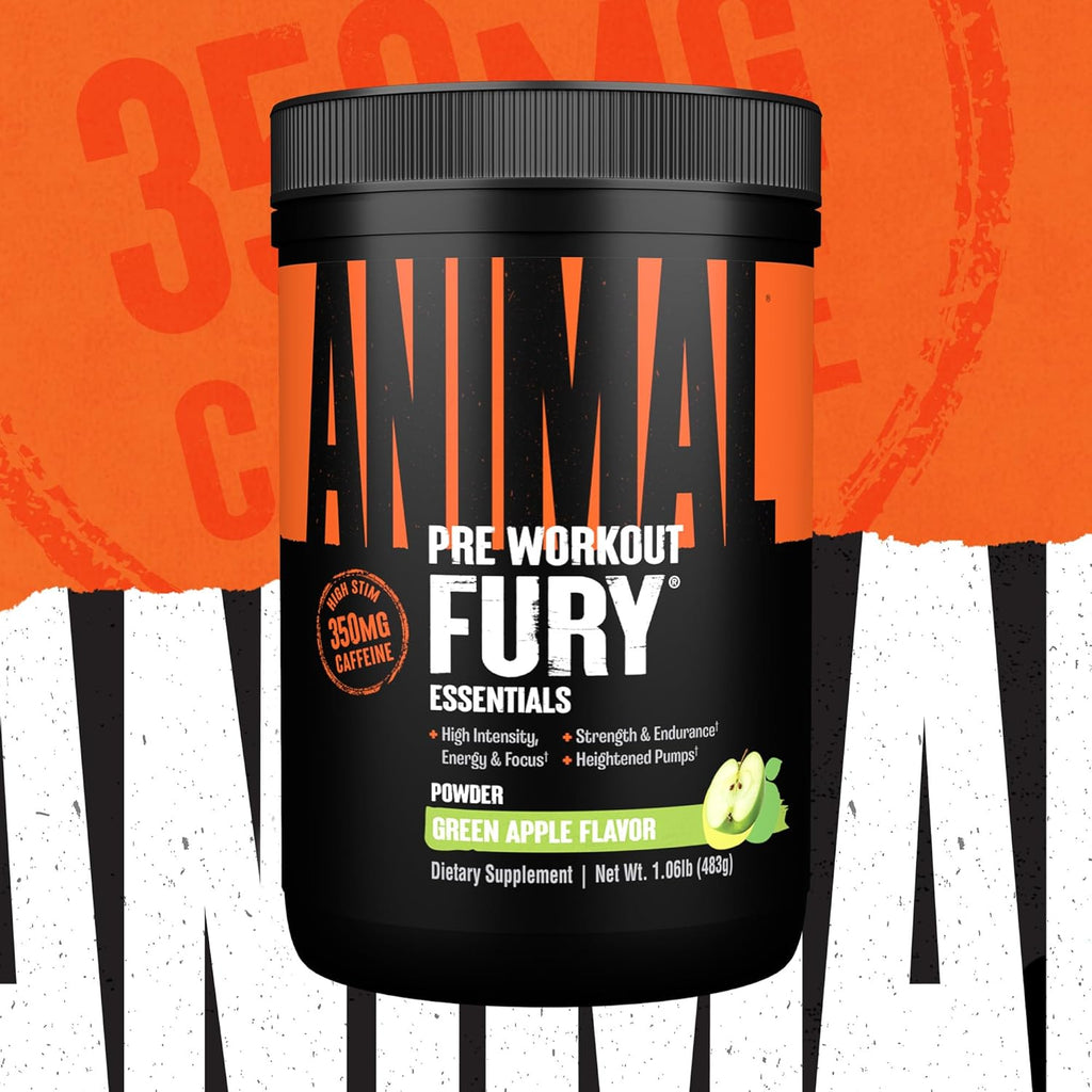 Animal Fury Pre Workout Powder | Energy, Focus, Strength, Endurance - MyGymSupplements