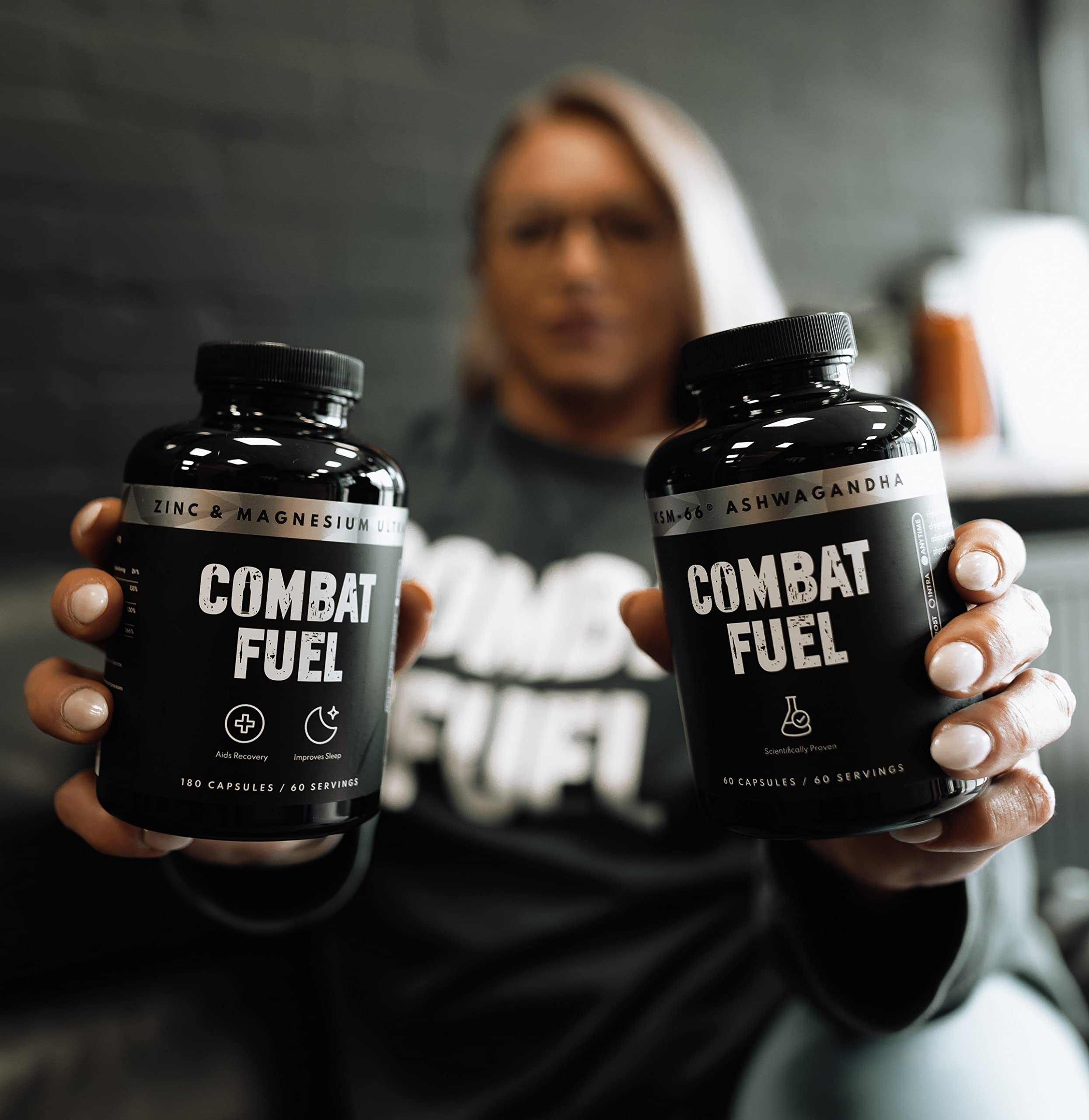 Combat Fuel KSM-66 Ashwagandha - 600mg - 2 month - 300g - Ashwagandha Capsules