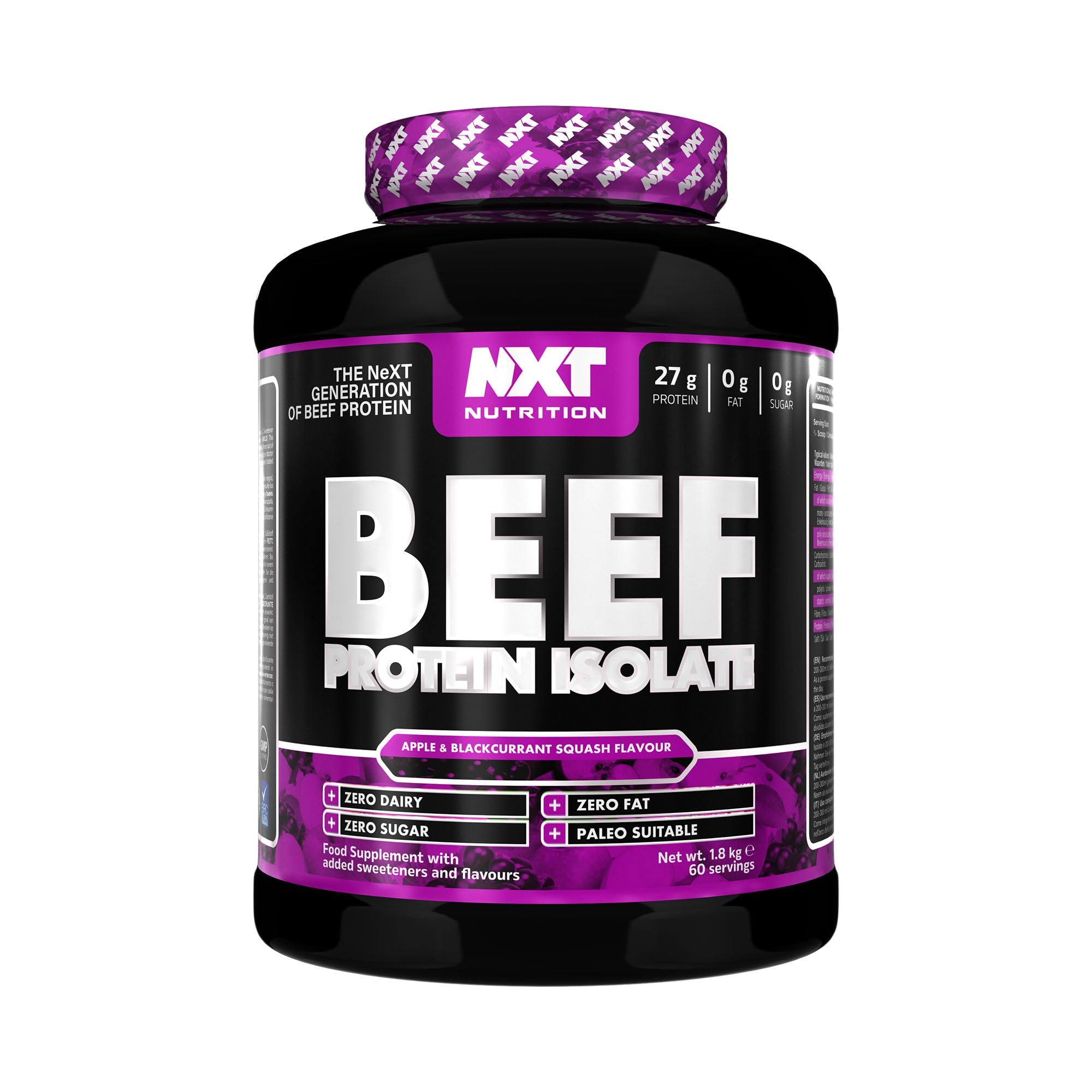 NXT Nutrition Beef Protein Isolate 1.8kg