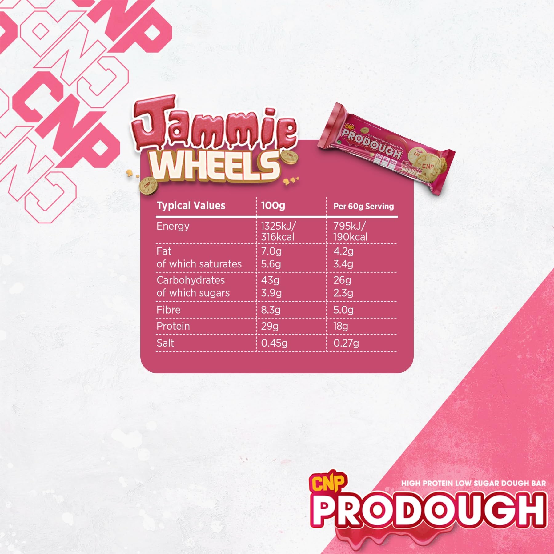 CNP ProDough Bar - Protein Bars