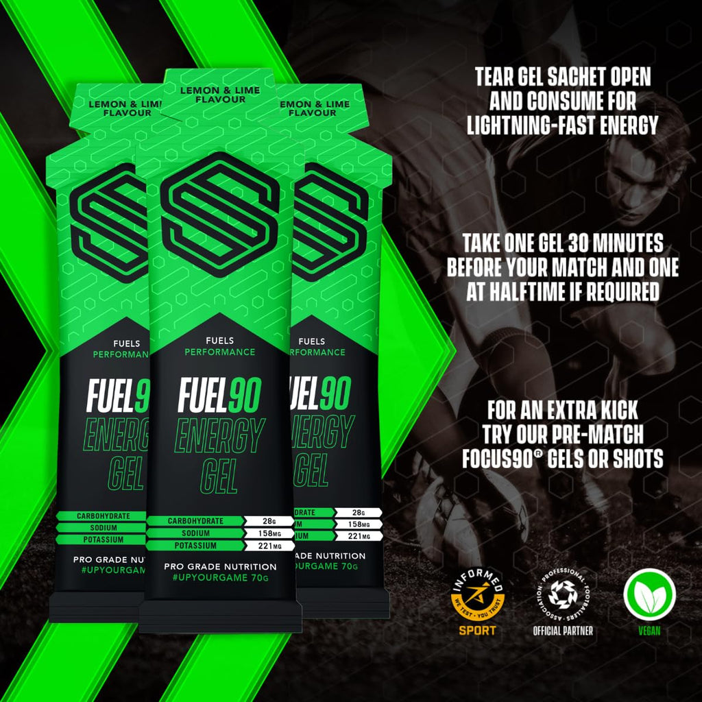 Soccer Supplement Fuel90 Energy Gel - Energy Gels