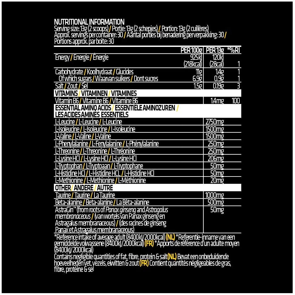 USN BCAA Complete Amino + EAA - Amino Acids Powder