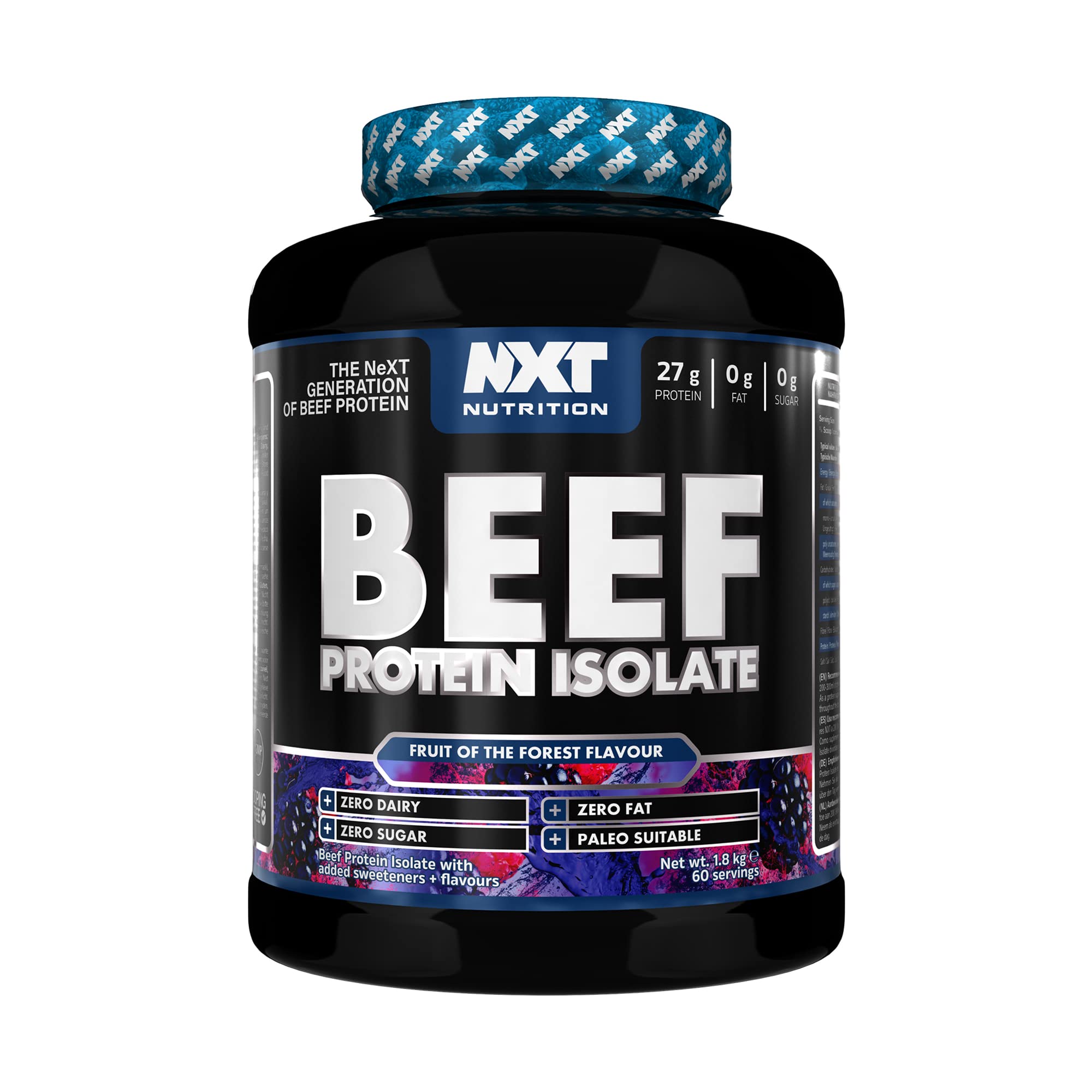 NXT Nutrition Beef Protein Isolate 1.8kg