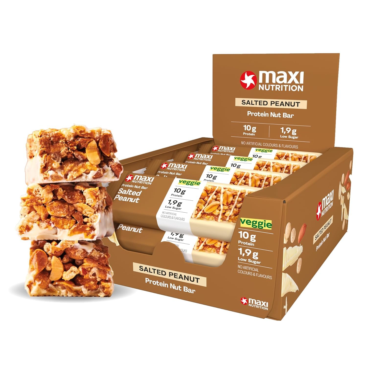 MaxiNutrition Nut Protein Bar 12x46g