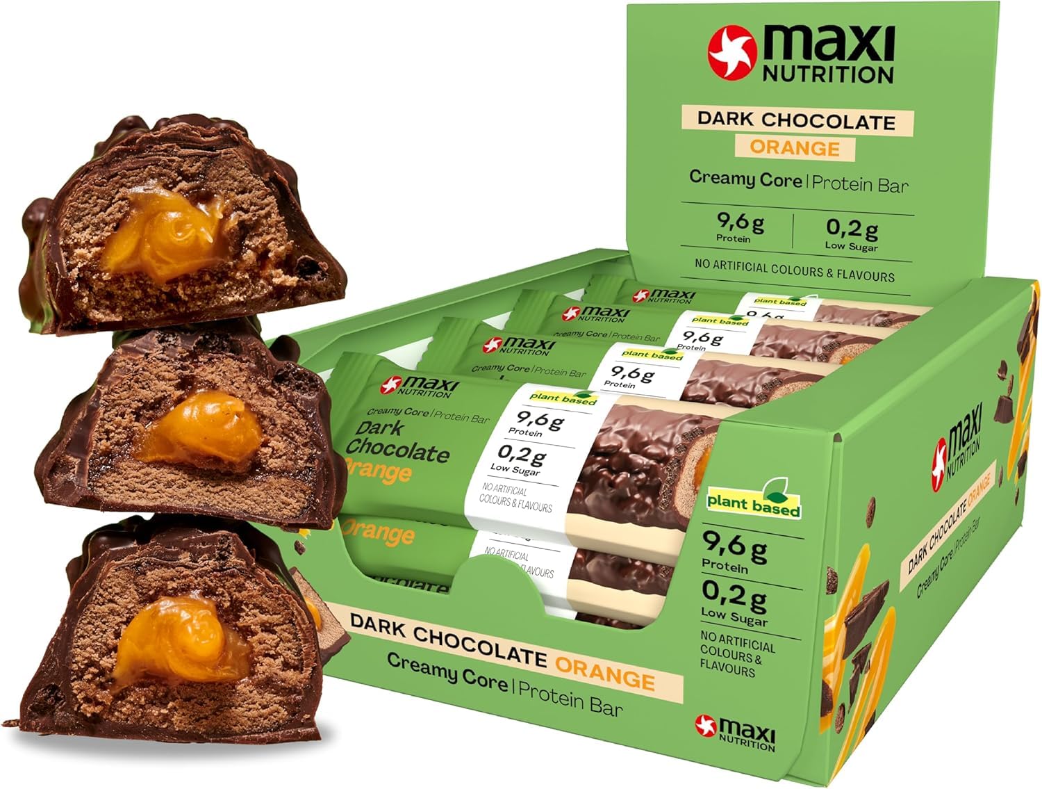 MaxiNutrition Vegan Creamy Core Bar 12x45g