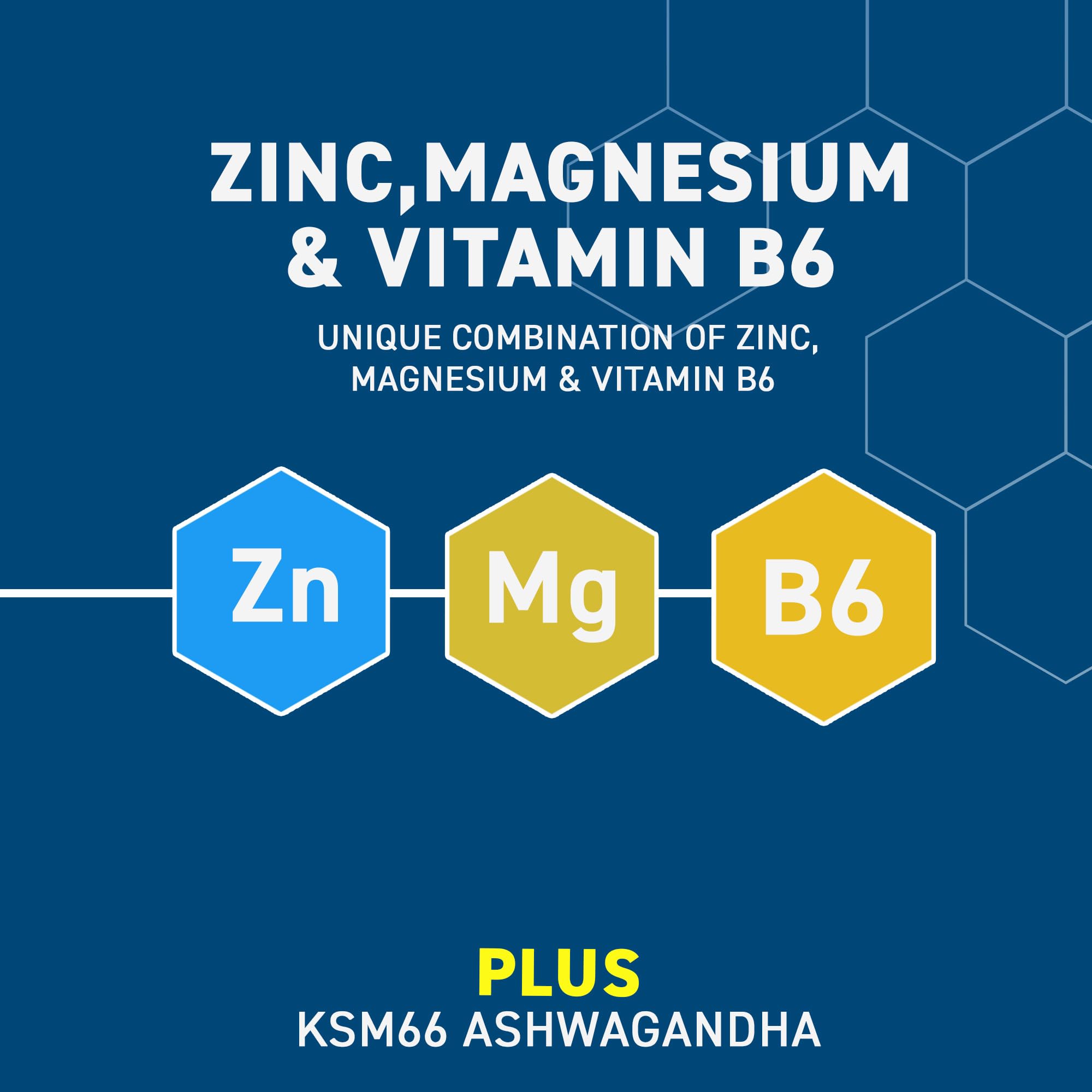 Applied Nutrition Zinc Magnesium and Vitamin B6 - 90 Caps - British Brands