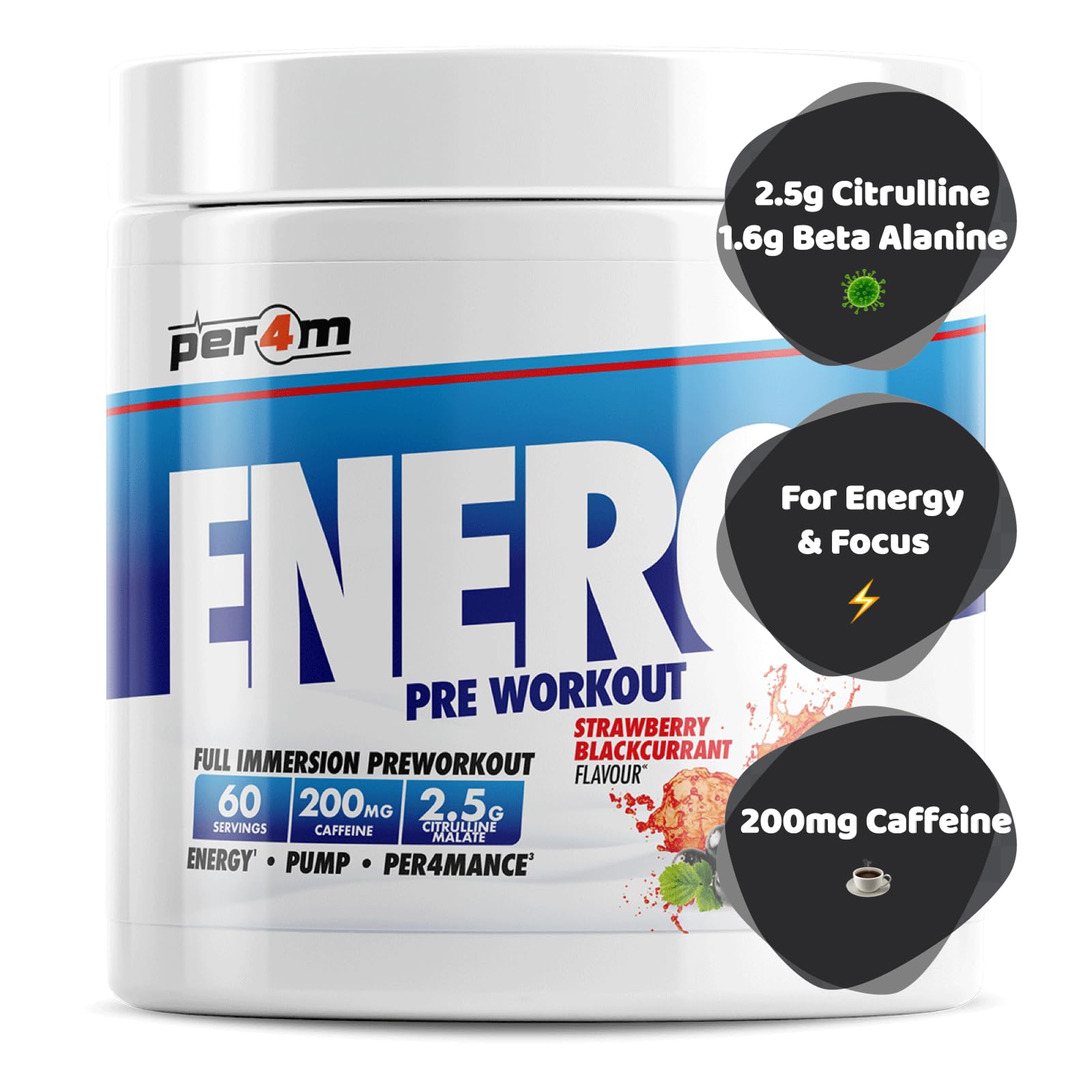 Per4m Energy Pre Workout - Pre-Workout Powder