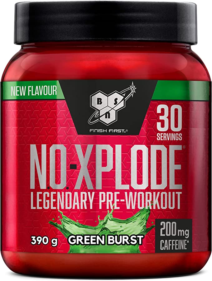 BSN N.O.Xplode - 390g / Green Burst - Pre-Workout Powder