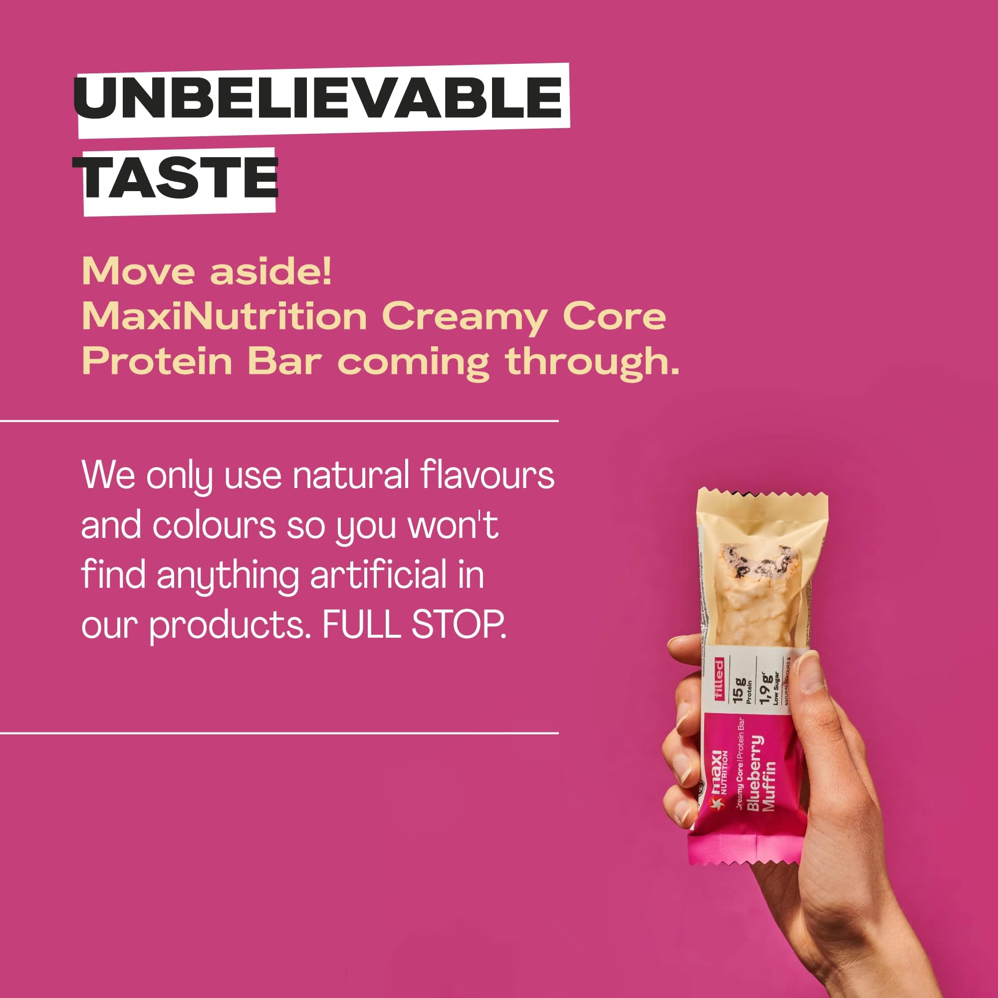 MaxiNutrition Creamy Core Protein Bar 12x45g