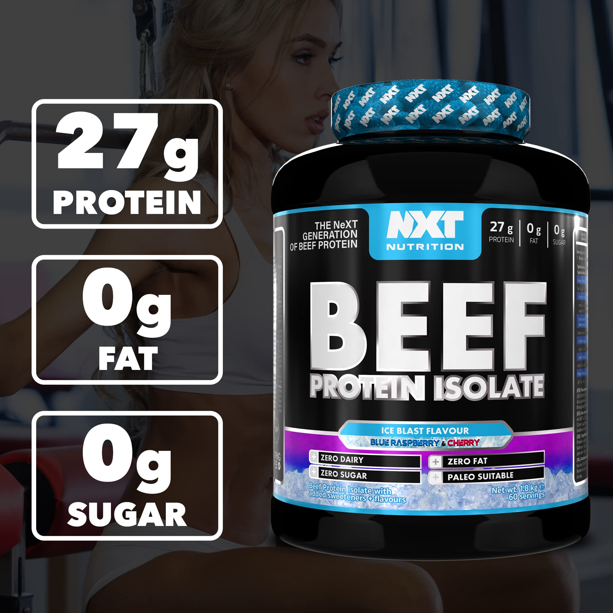 NXT Nutrition Beef Protein Isolate 1.8kg