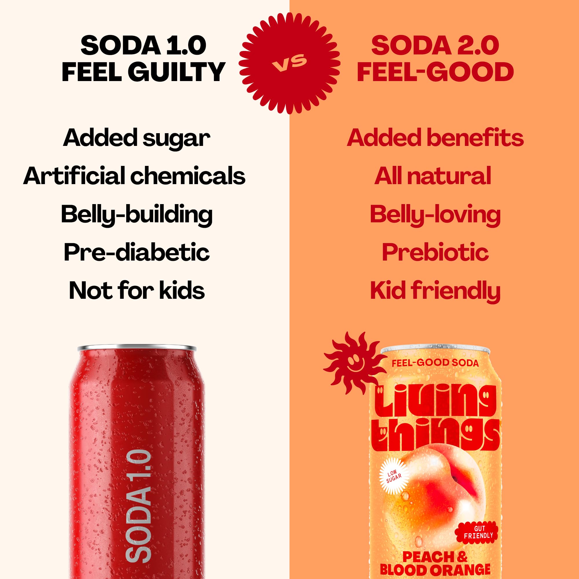 Living Things Prebiotic Soda