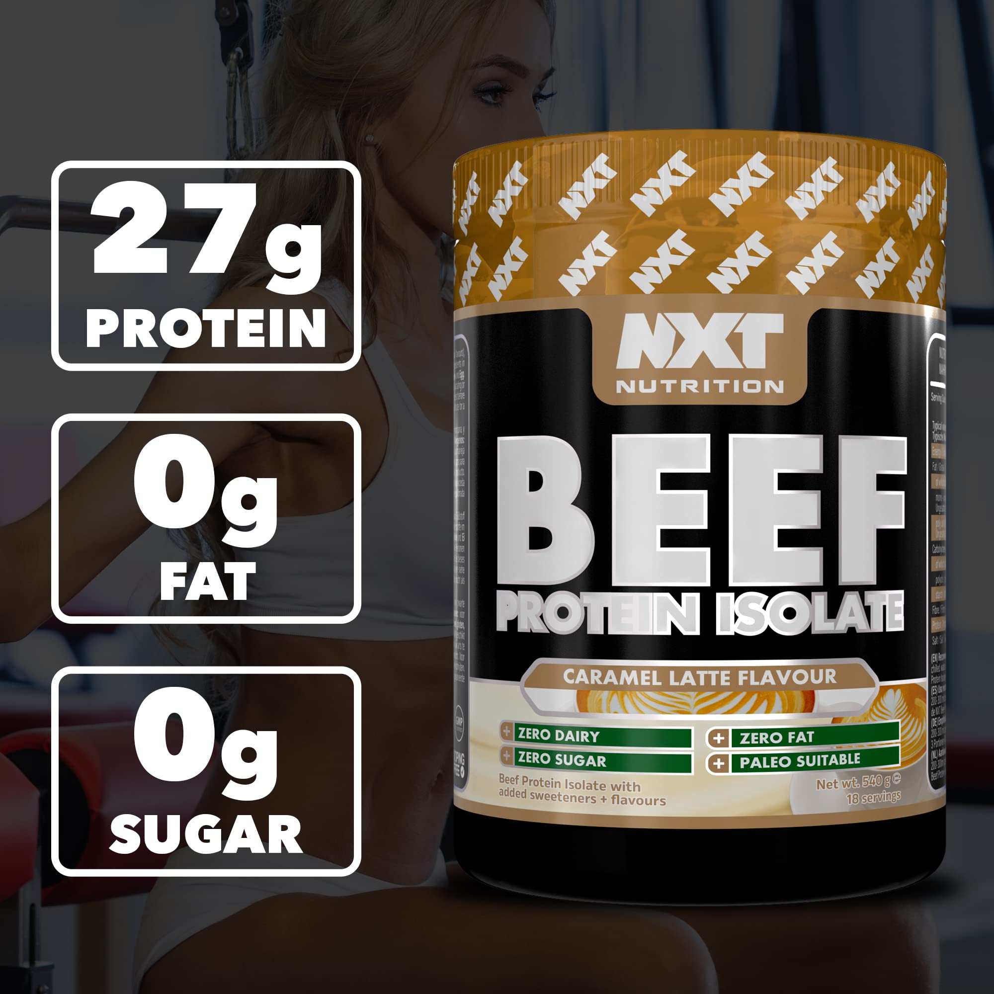 NXT Nutrition Beef Protein Isolate 540g