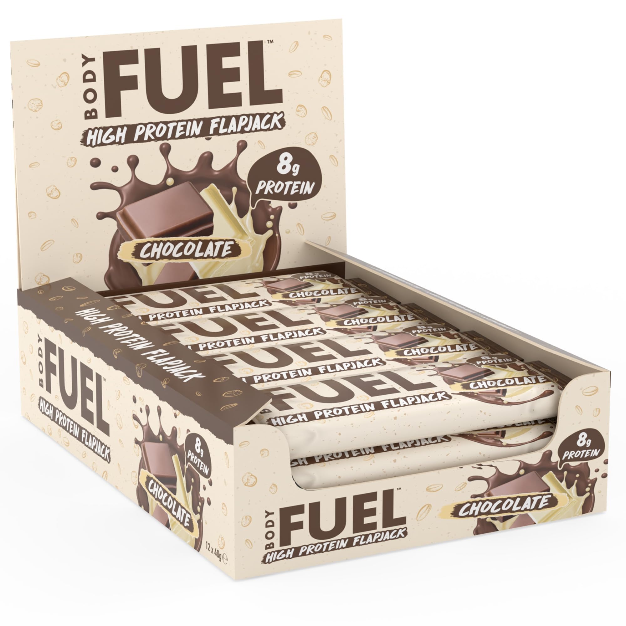 Applied Nutrition Body Fuel High Protein Flapjacks - British Brands