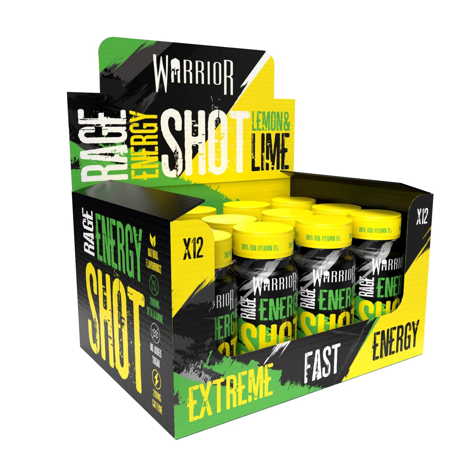 Warrior RAGE Energy Shots - Pre-Workout Shots