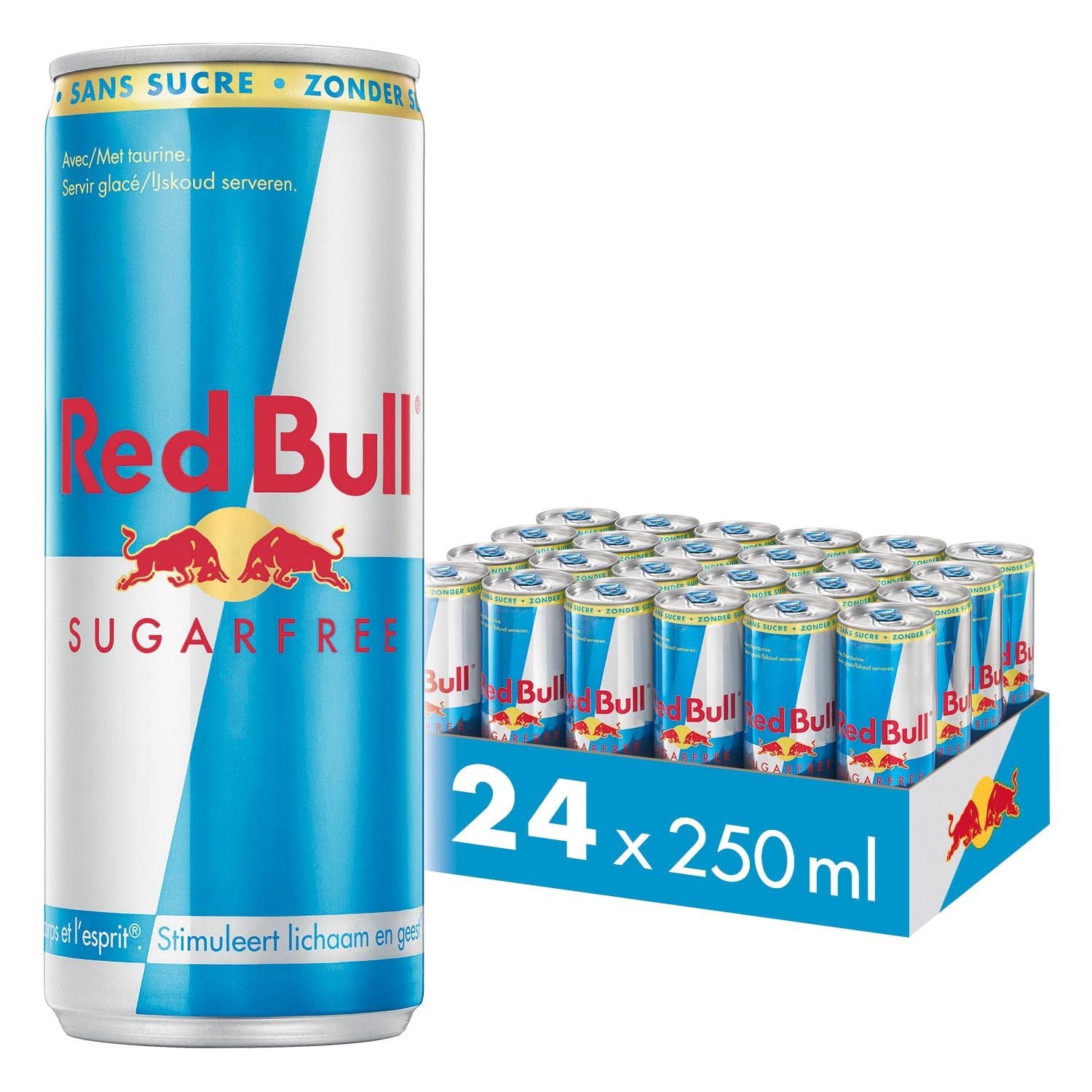 Red Bull Sugarfree - 24x250ml / Energy Drink - Energy Ready-to-Drinks