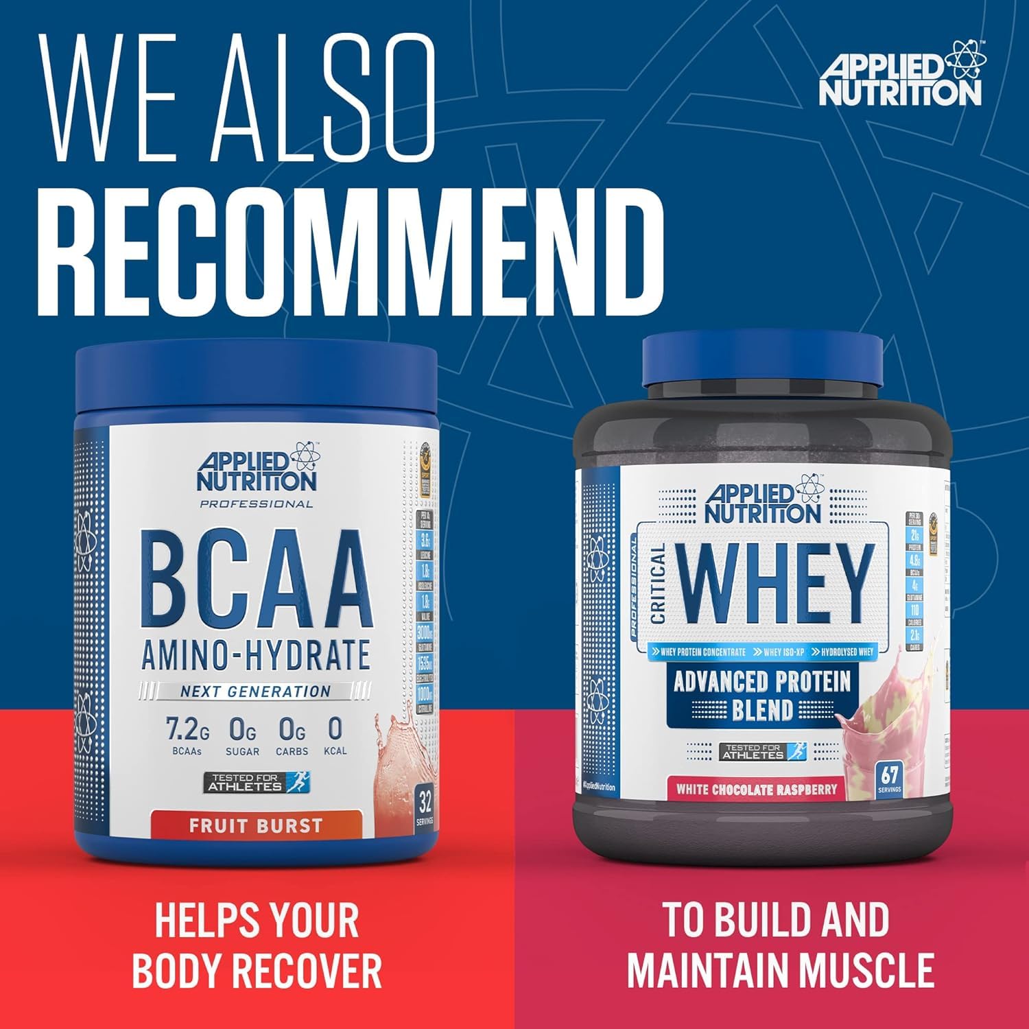 Applied Nutrition Pump 3G nutritional supplement for muscle recovery and growth