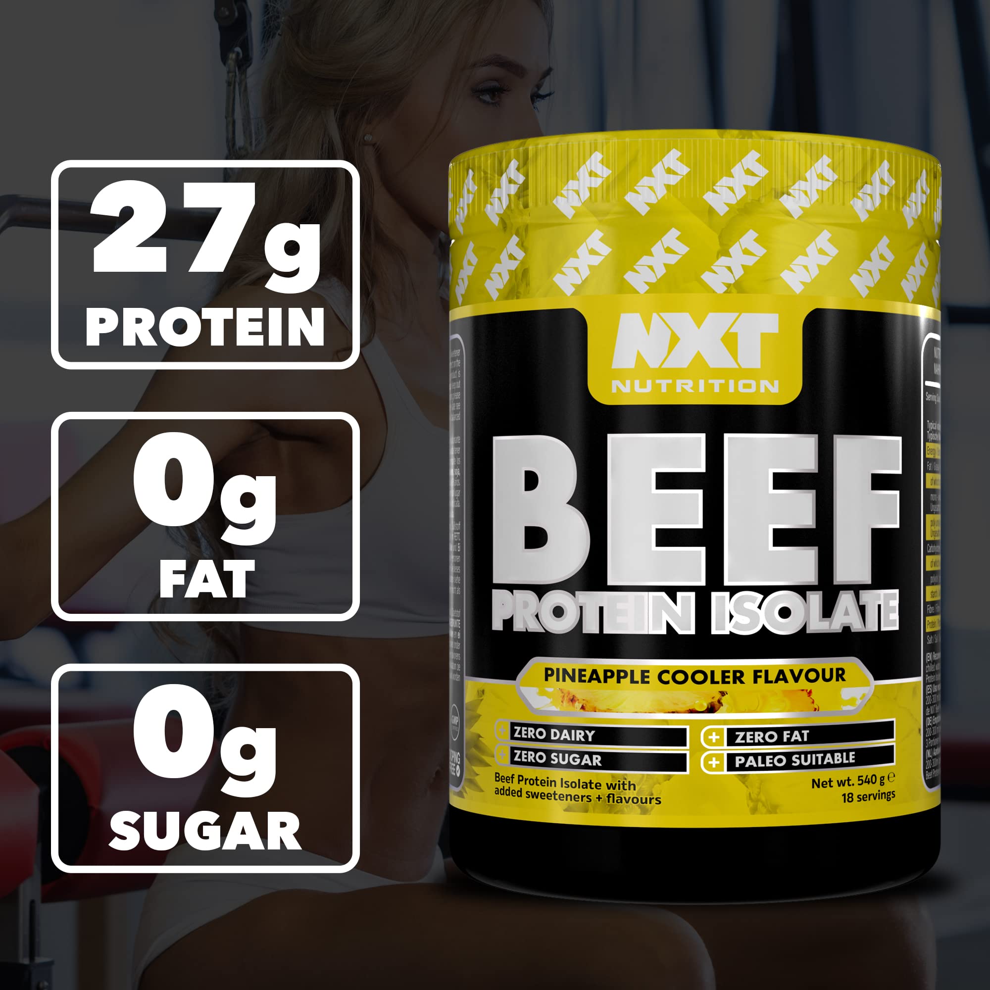 NXT Nutrition Beef Protein Isolate 540g