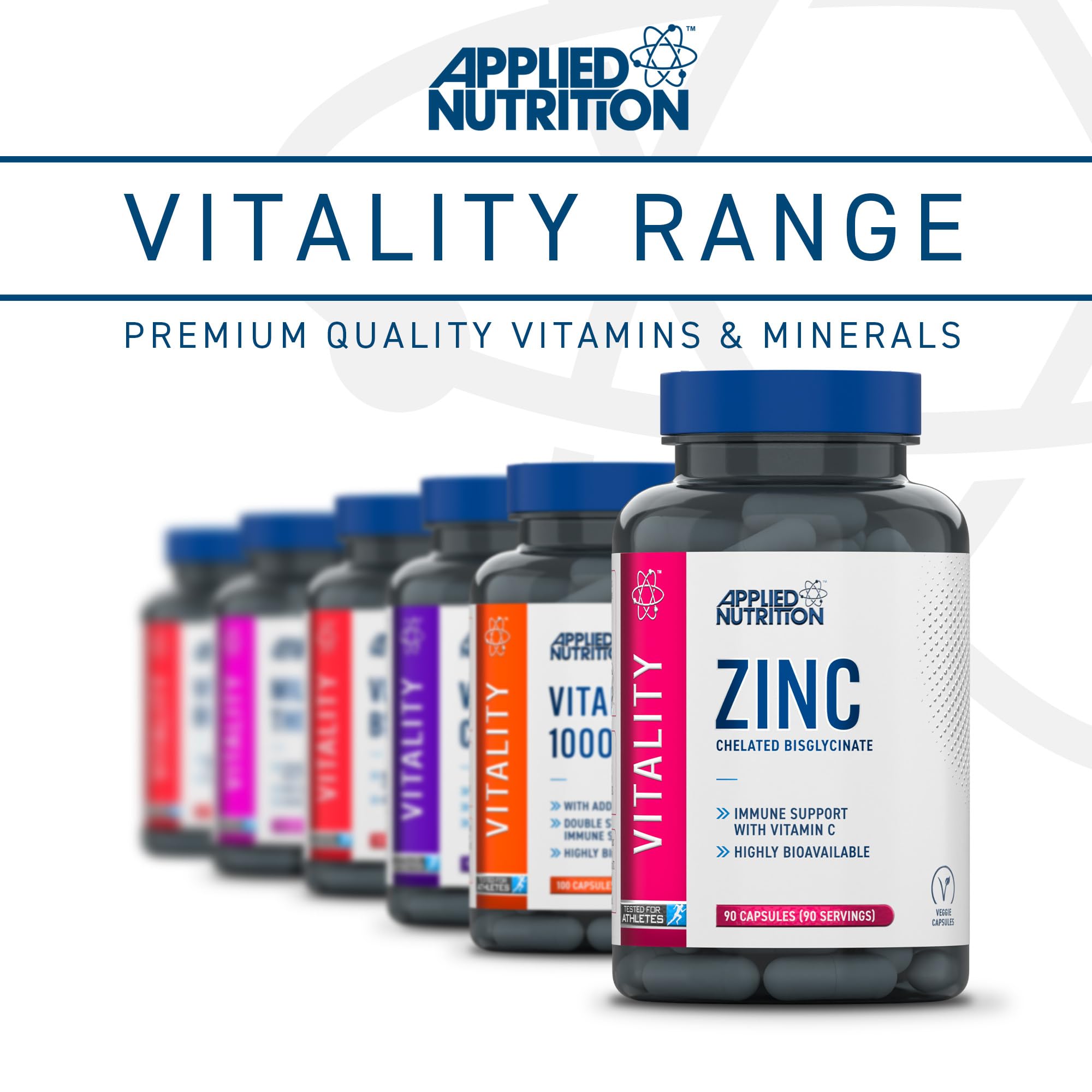 Applied Nutrition VITALITY Zinc 90 Veg Caps