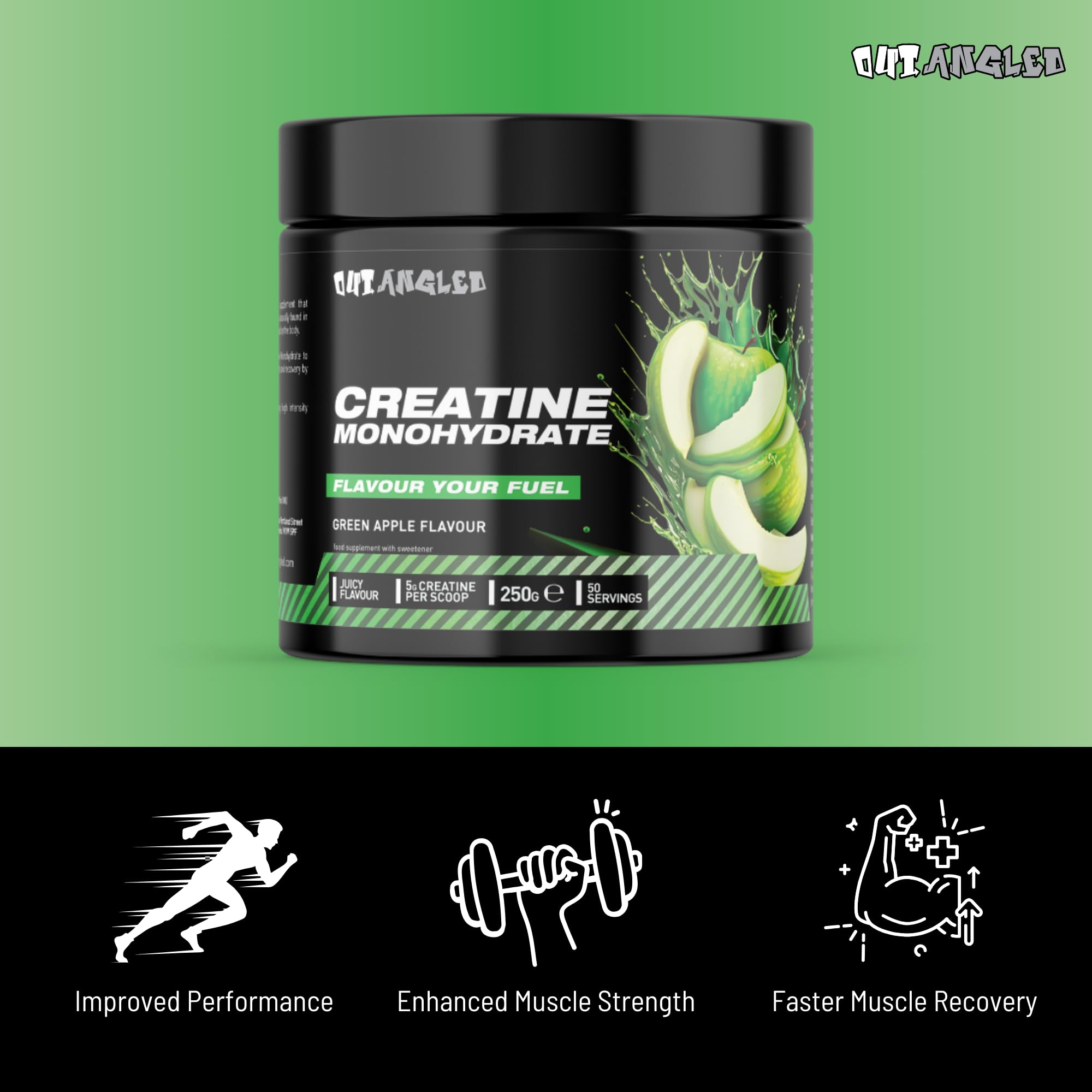 Outangled Creatine Monohydrate - Creatine Powder