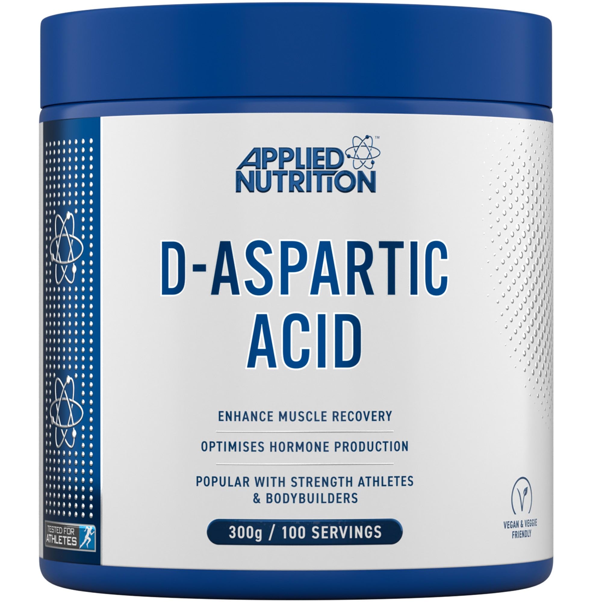 Applied Nutrition D-Aspartic Acid supplement for muscle recovery and boosting testosterone levels