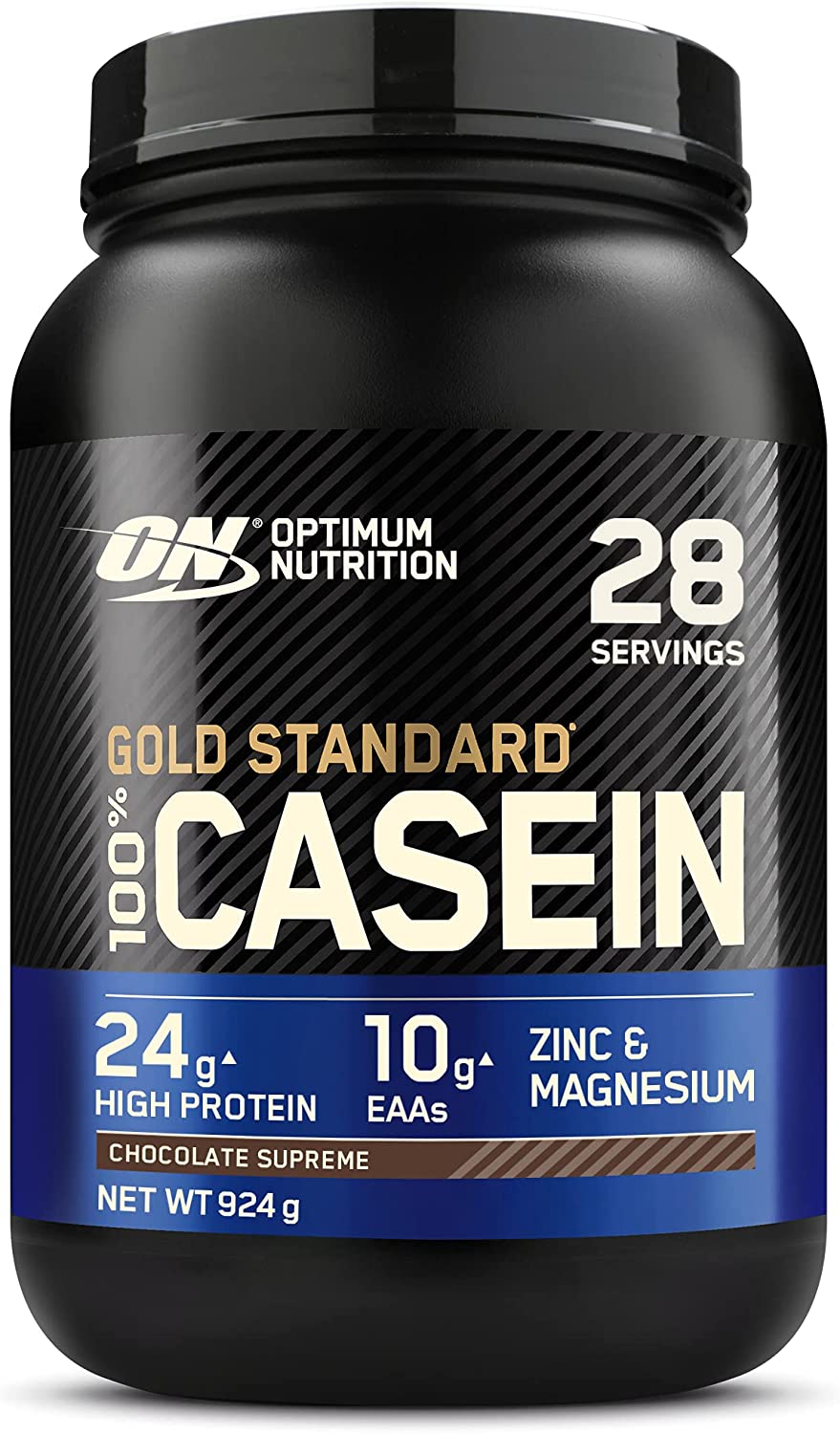 Optimum Nutrition Gold Standard 100% Casein 924g Supreme - 896g / Chocolate - Micellar Casein Protein Powder