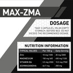 MaxiNutrition MAX-ZMA - 90 Caps - ZMA Capsules