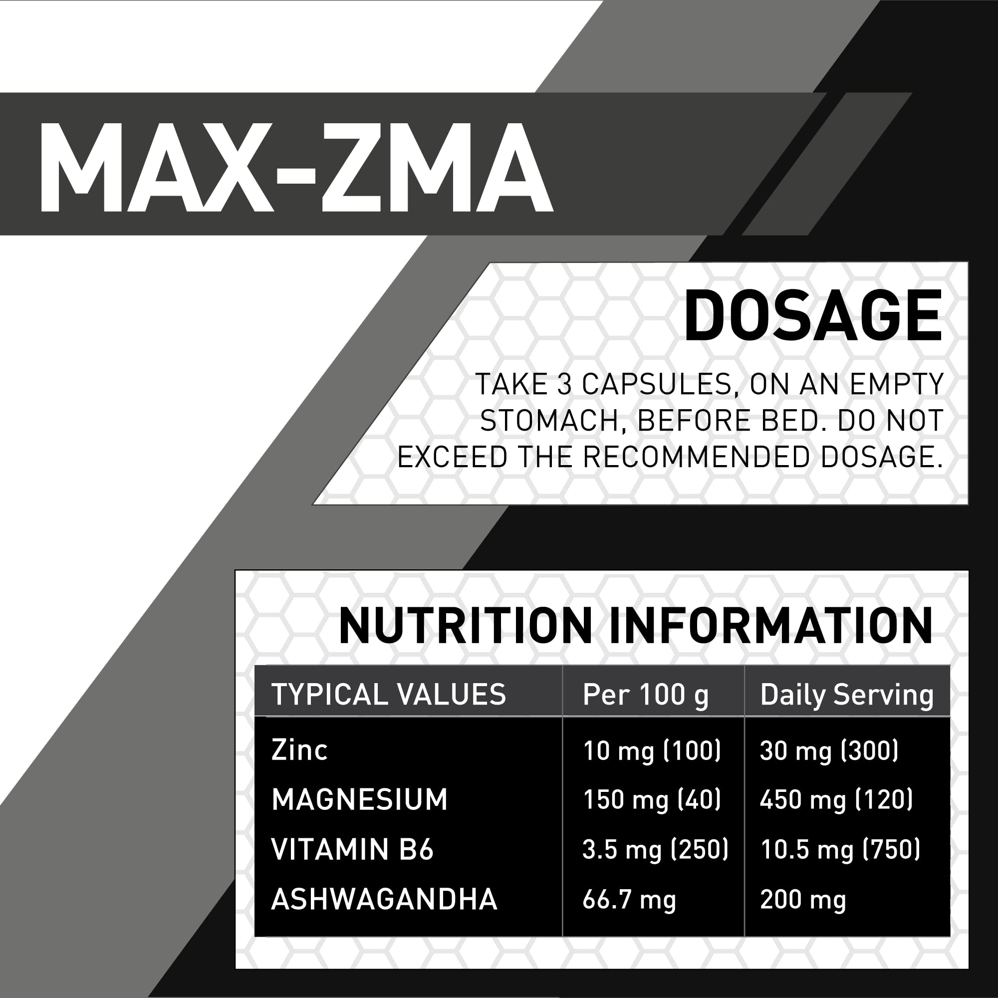 MaxiNutrition MAX-ZMA - 90 Caps - ZMA Capsules