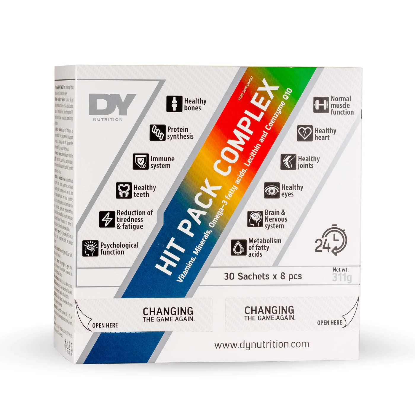 DY Nutrition Hit Pack Complex - 30x8 Packs - Multi-Vitamin Capsules