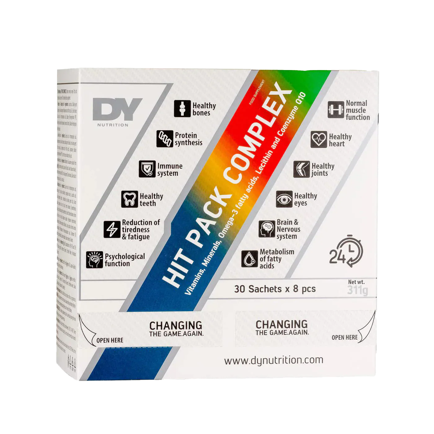 DY Nutrition Hit Pack Complex - 30x8 Packs - Multi-Vitamin Capsules