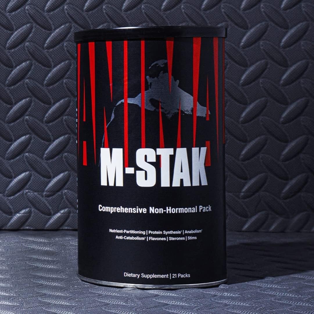 Animal M-Stak 21 Packs - 21 Packs ( + 2 Bonus Packs) - Testosterone Booster Capsules