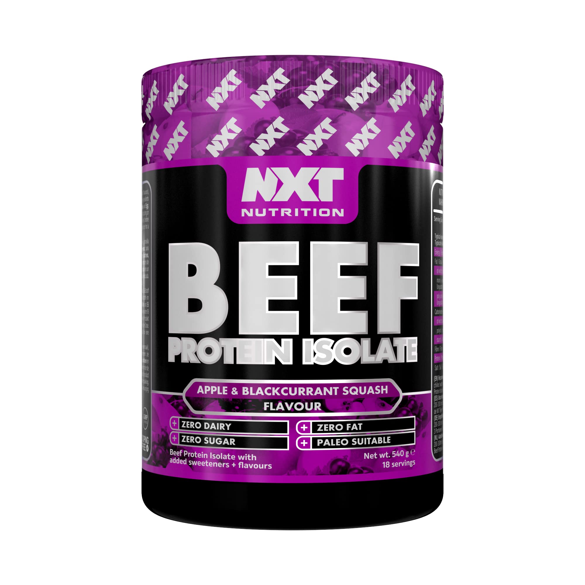 NXT Nutrition Beef Protein Isolate 540g