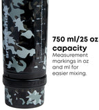 Smartshake Revive Shaker Camo Black - 750ml - Shaker Bottle (Less Than 2 Litres)