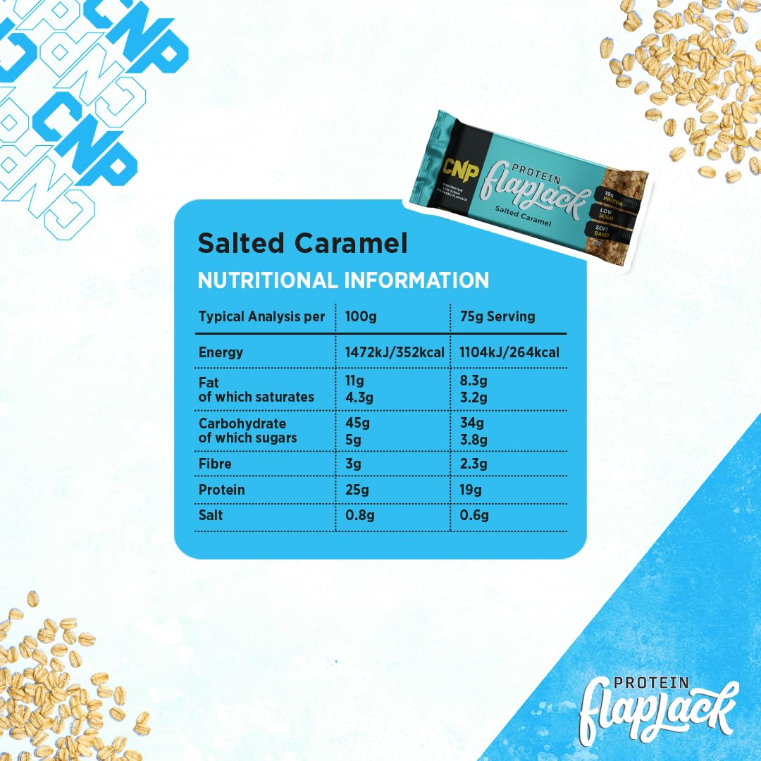 CNP Professional Protein Flapjack - 12x75g / Salted Caramel - Bars