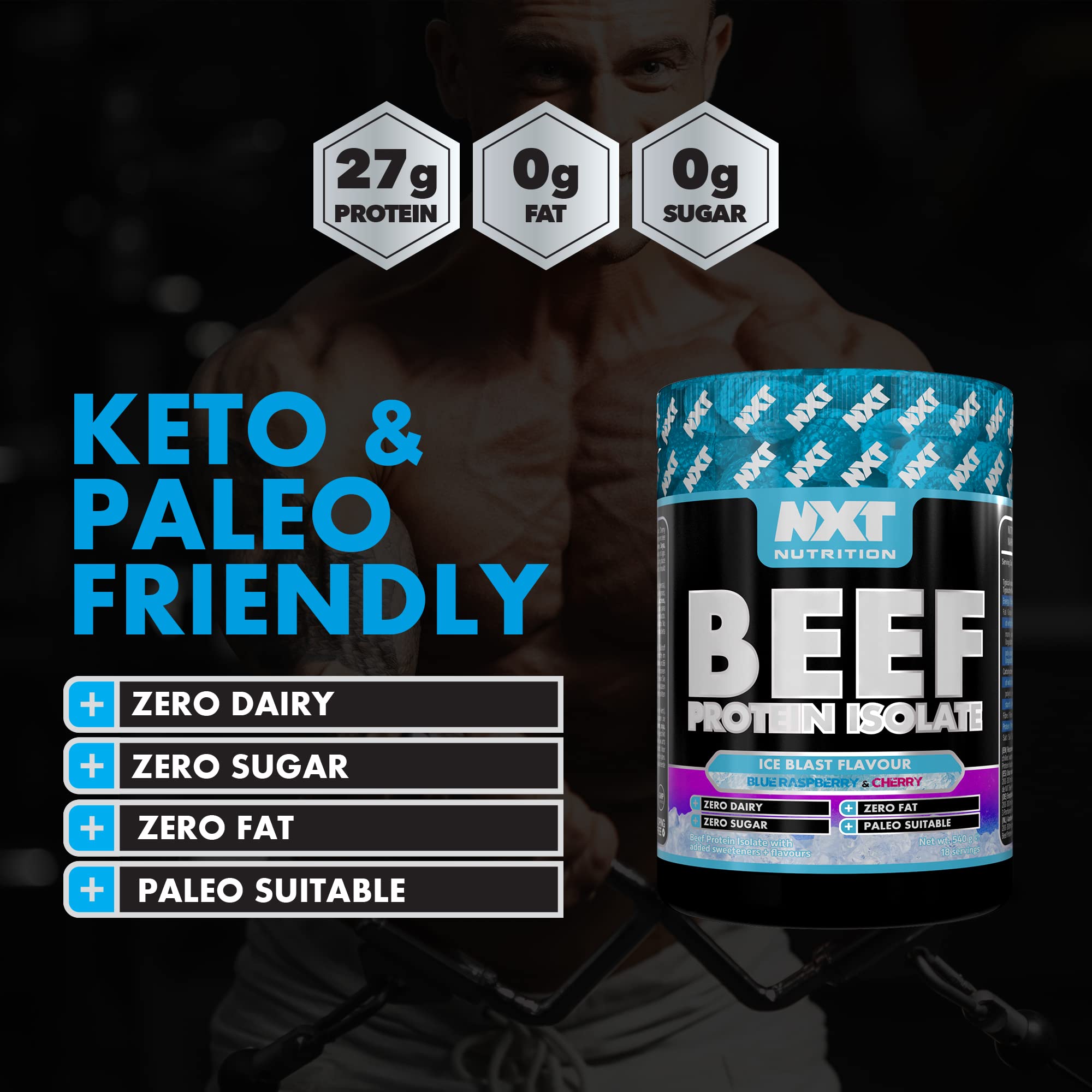 NXT Nutrition Beef Protein Isolate 540g