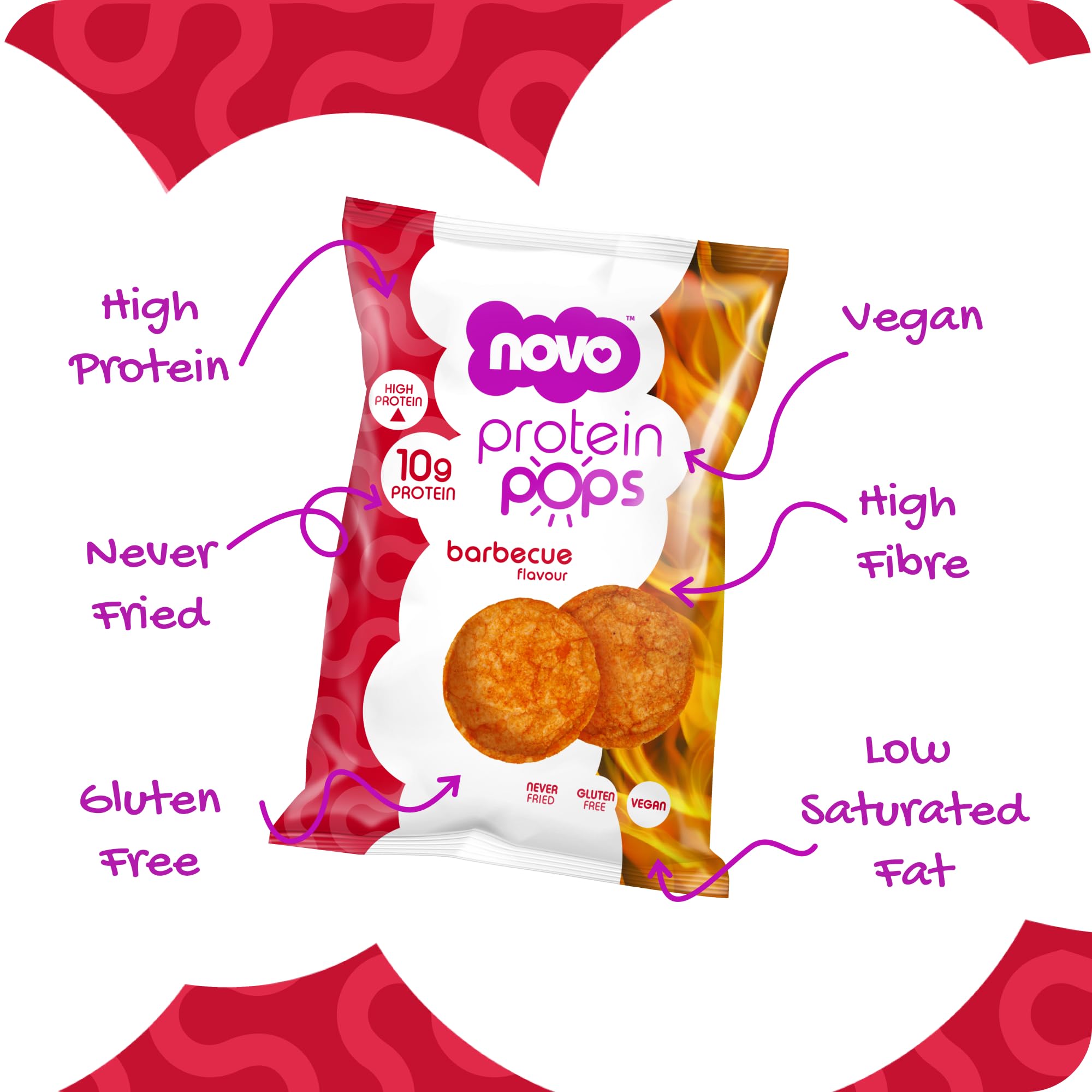 Novo Nutrition Novo Protein Pops - Protein Crisps