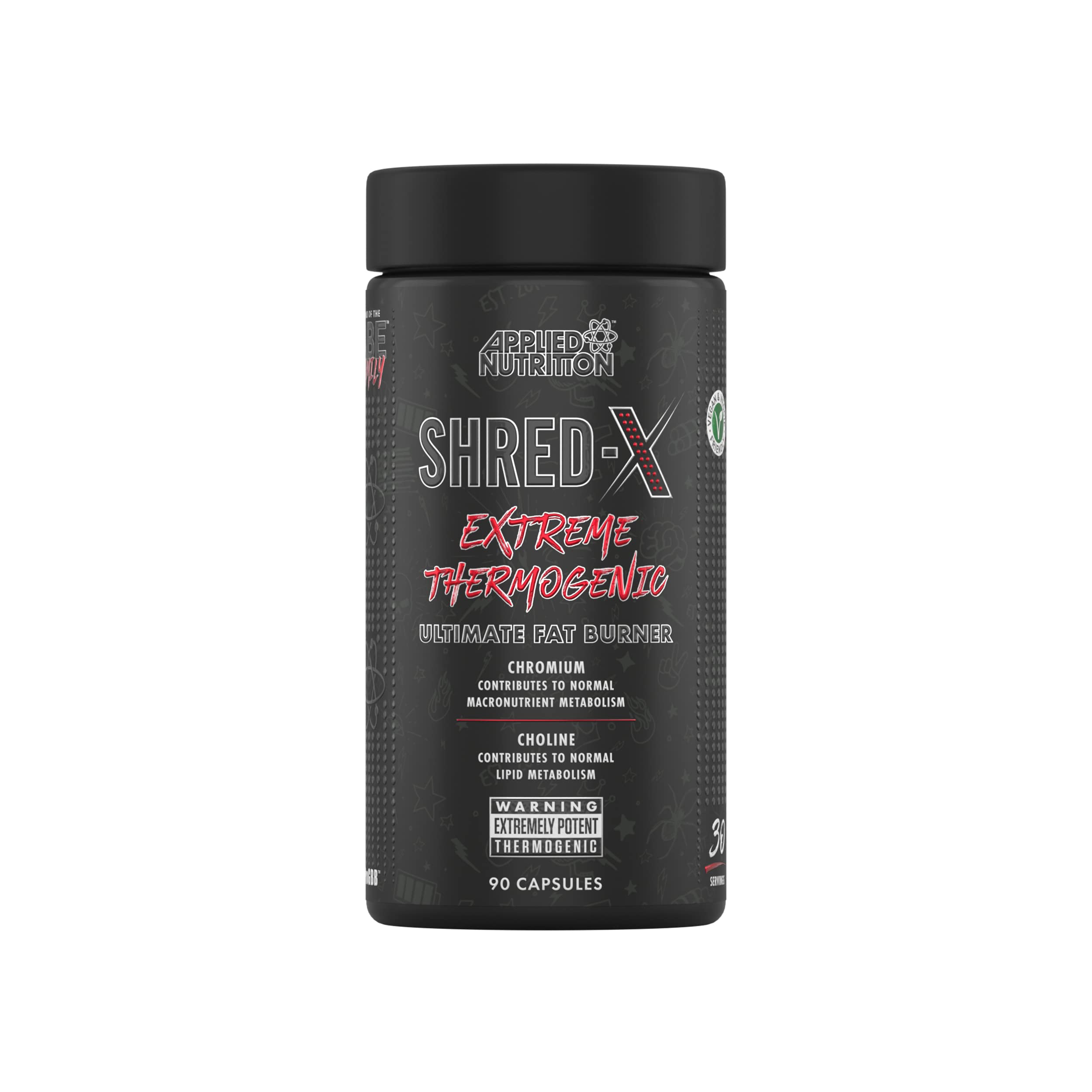 Applied Nutrition ABE (All Black Everything) Shred X - 90 Veg Caps - Fat Burners