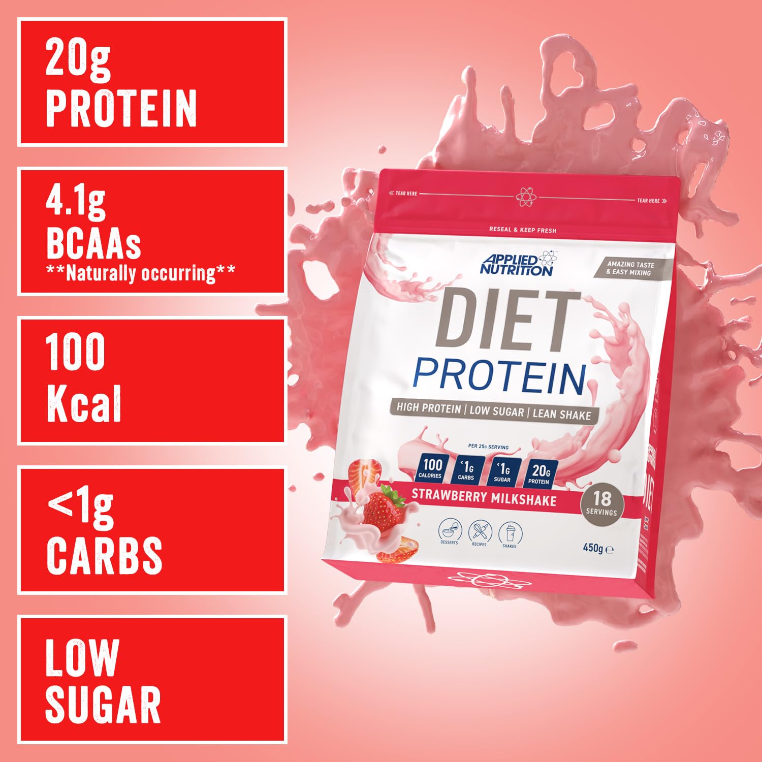 Applied Nutrition Diet Whey - Diet Whey Protein Powder