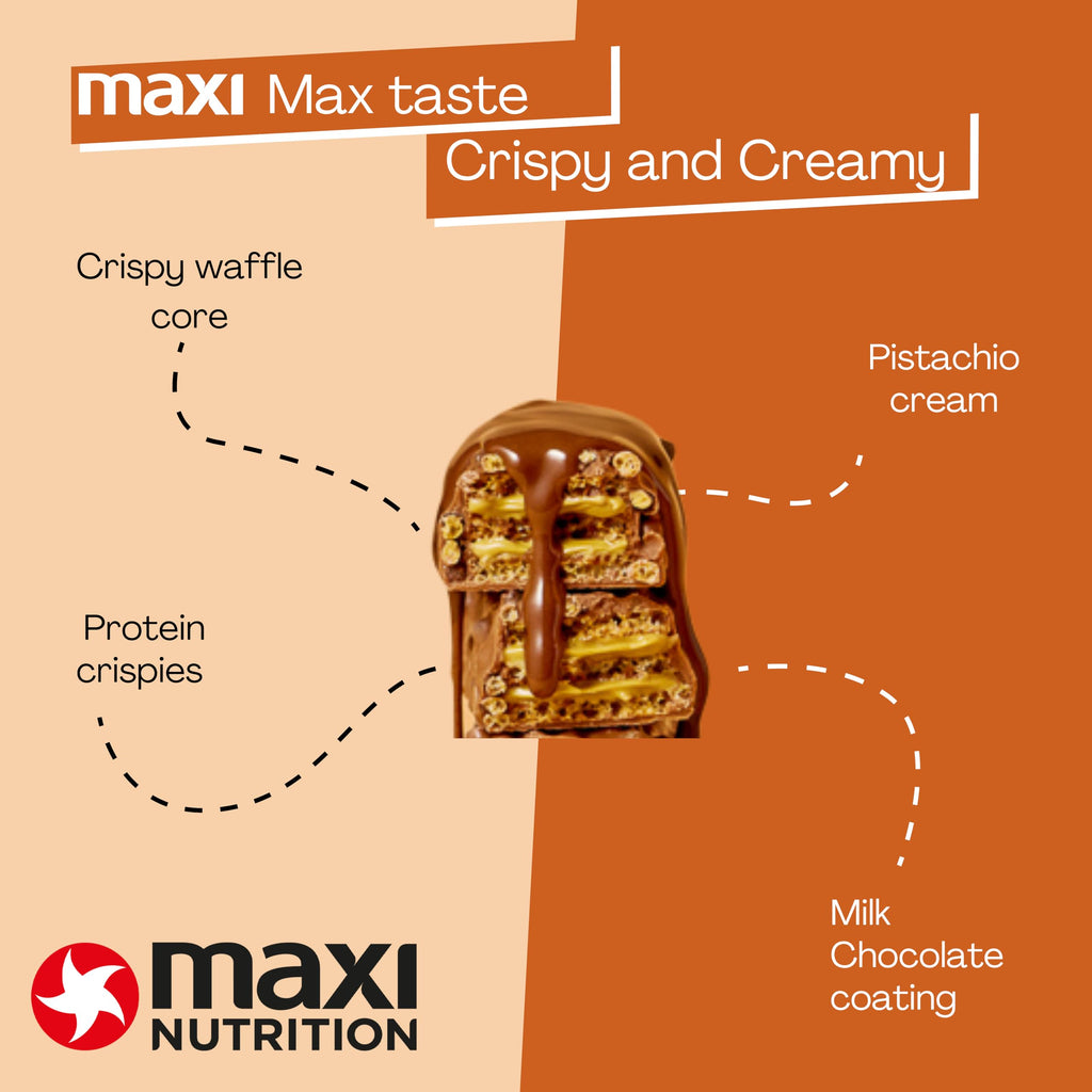 MaxiNutrition Protein Waffle Bar - Protein Bars