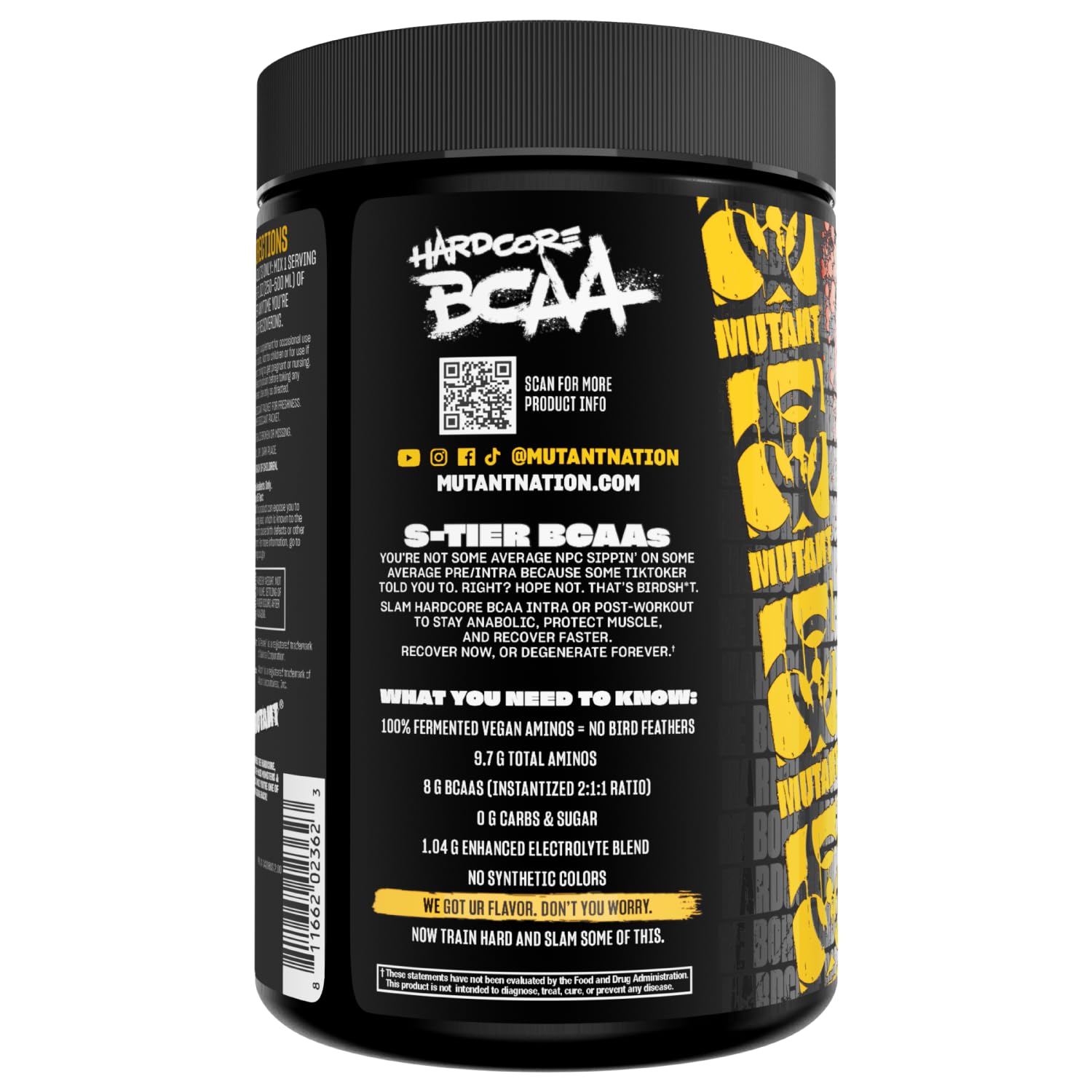 Mutant Hardcore BCAA 390g Watermelon