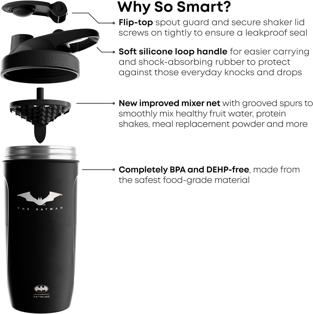 Smartshake Reforce Steel Shaker - Metal Water Flask (Less Than 2 Litres)